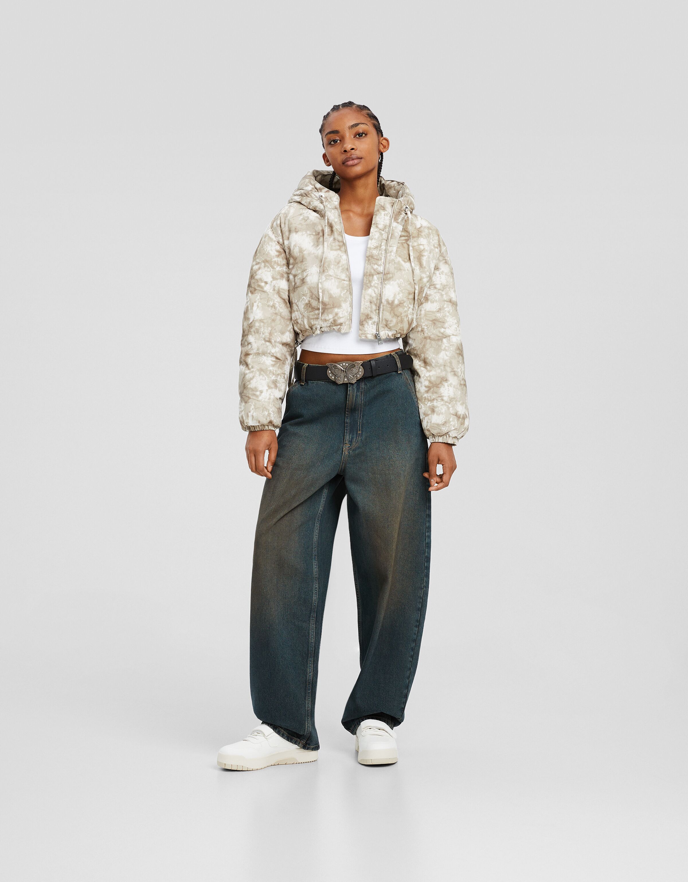 Jeans skater fit efecto lavado