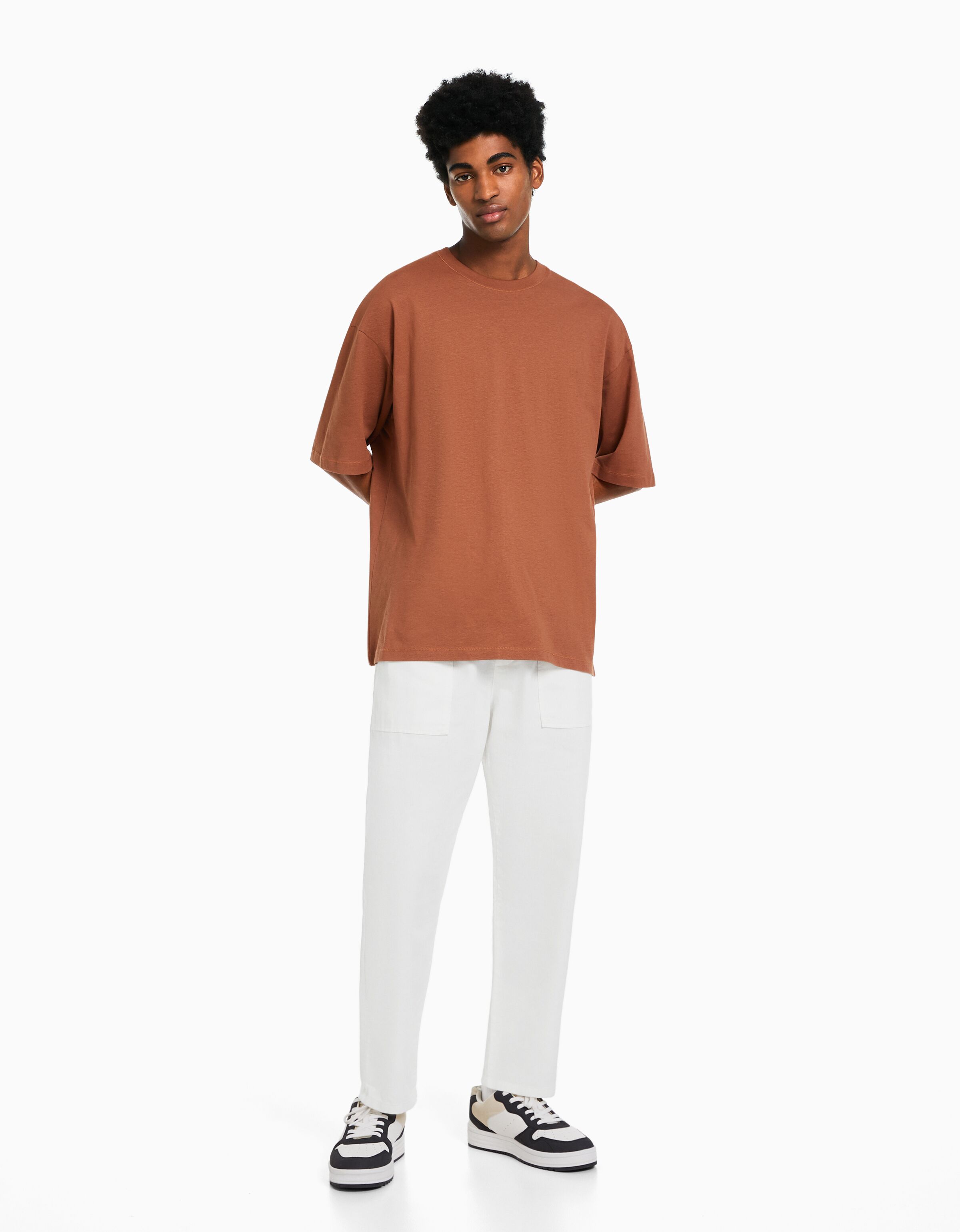 Pantalón loose rústico