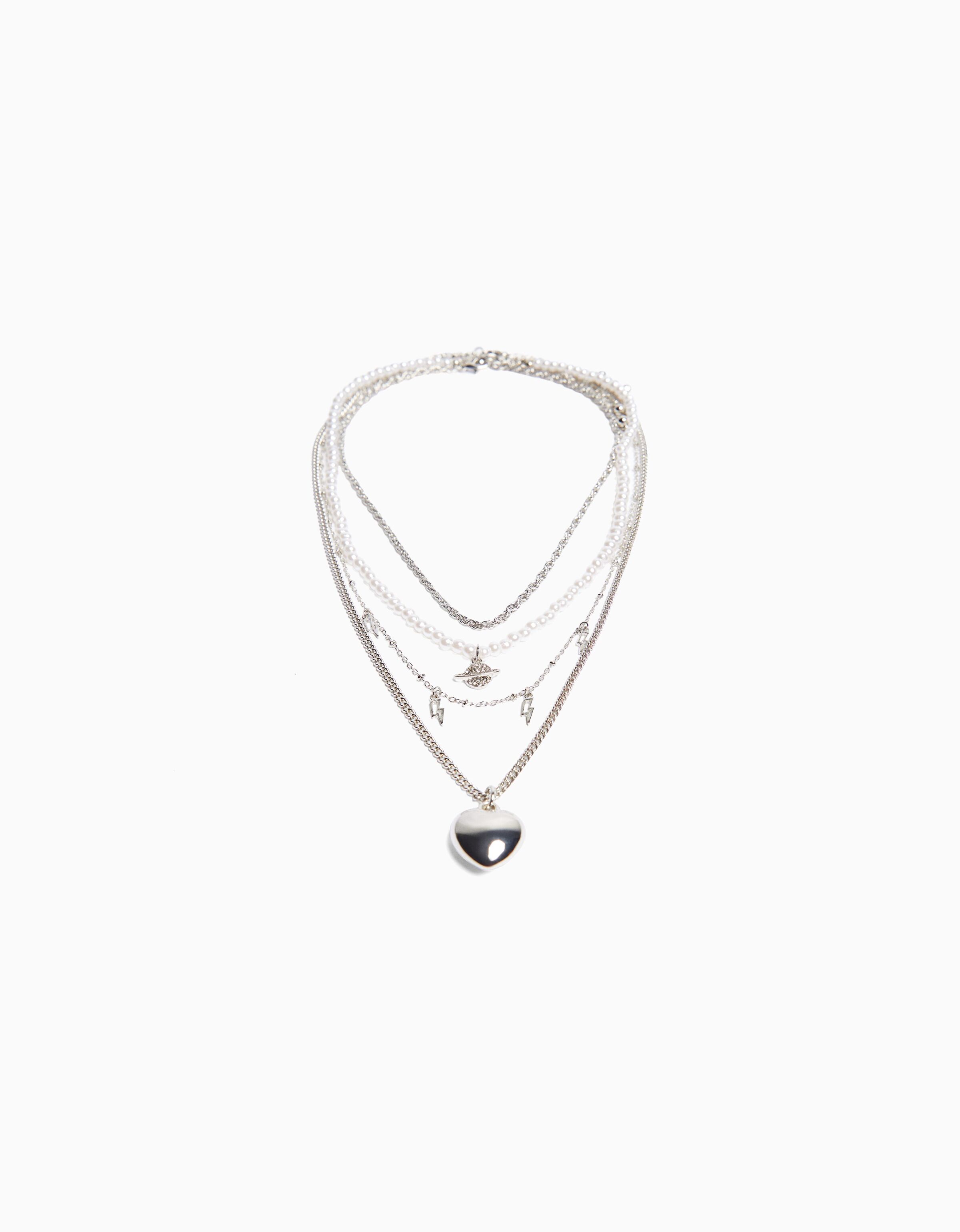 Set 4 collares cadena