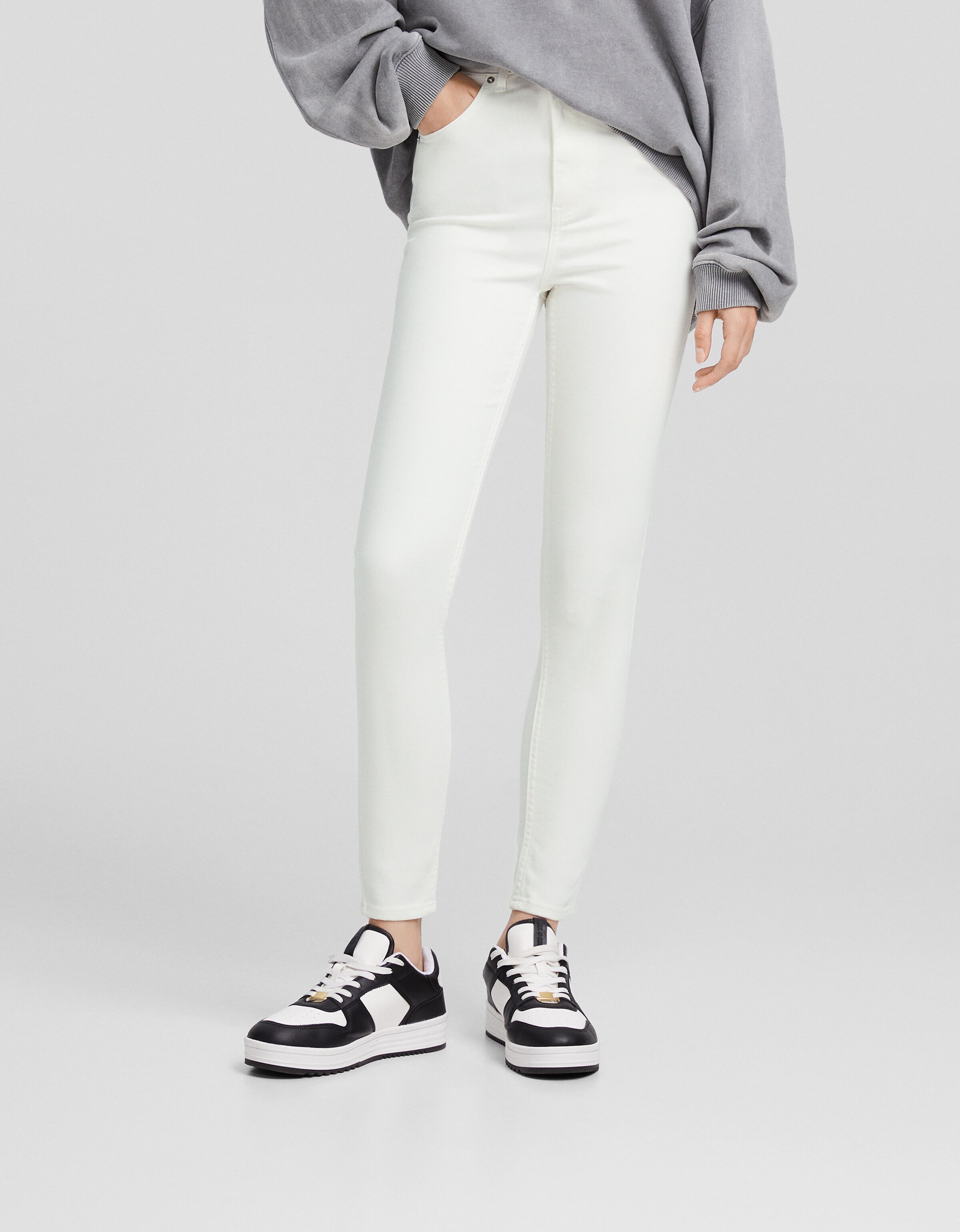 Jeans super high waist skinny