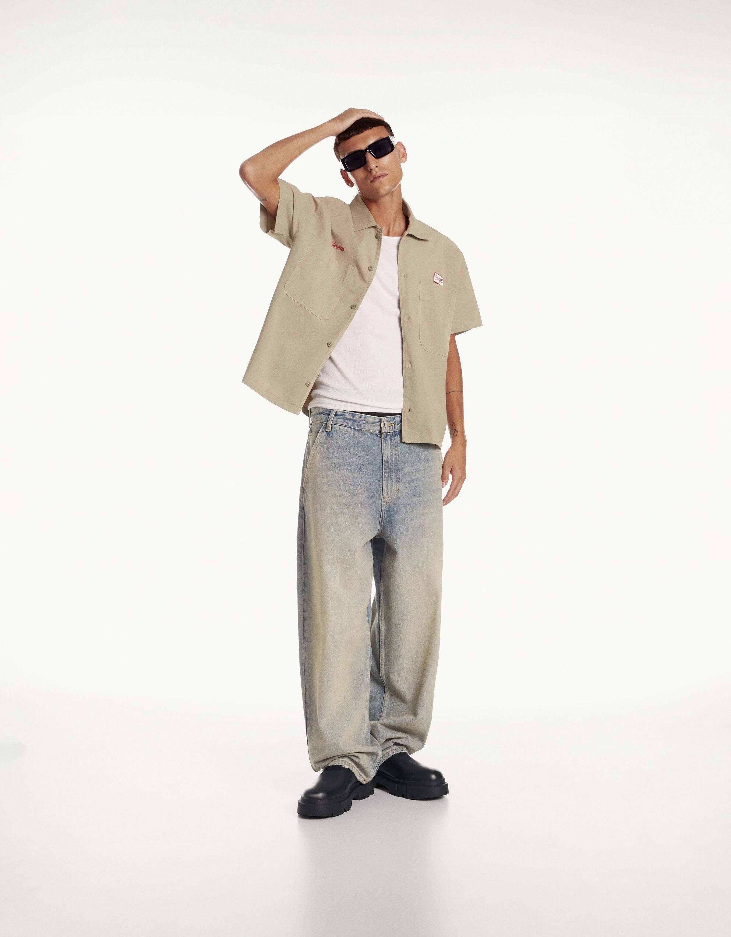 Botines chelsea suela track hombre