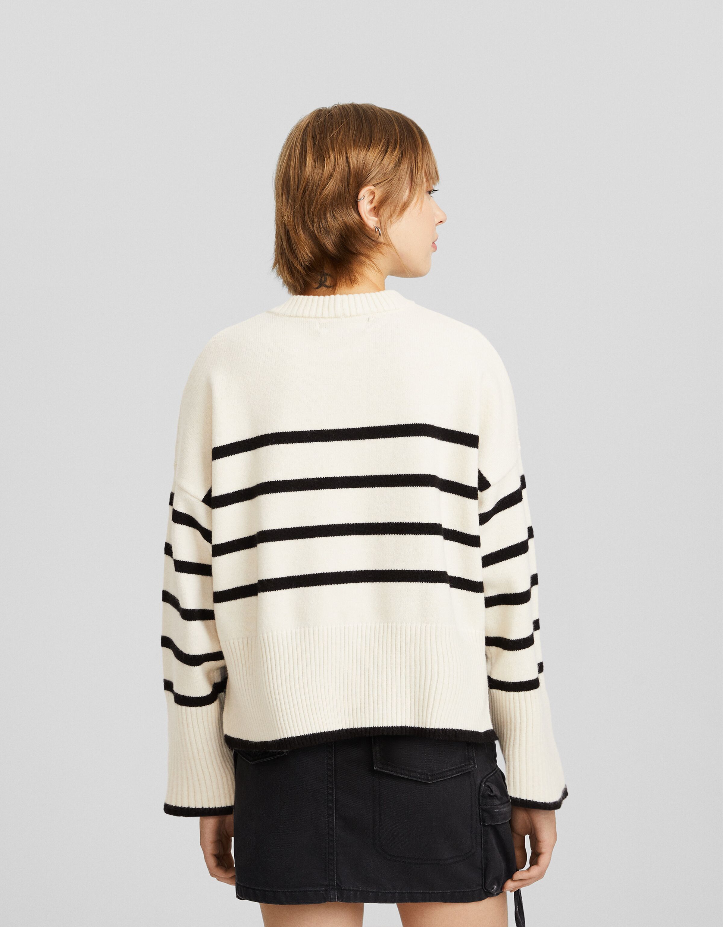 Jersey cuello redondo