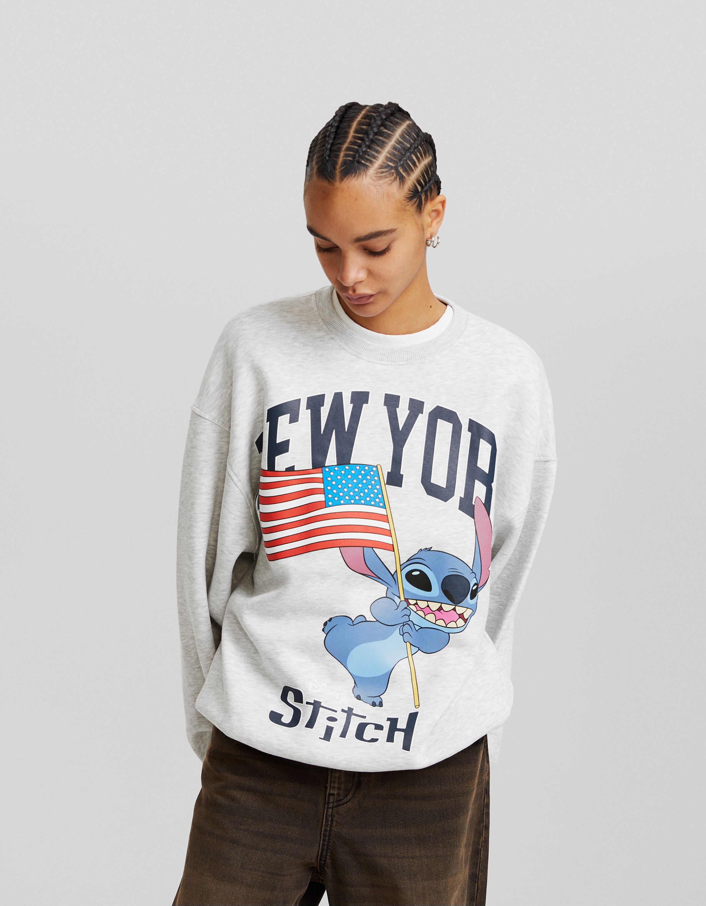 Sudadera Stitch print