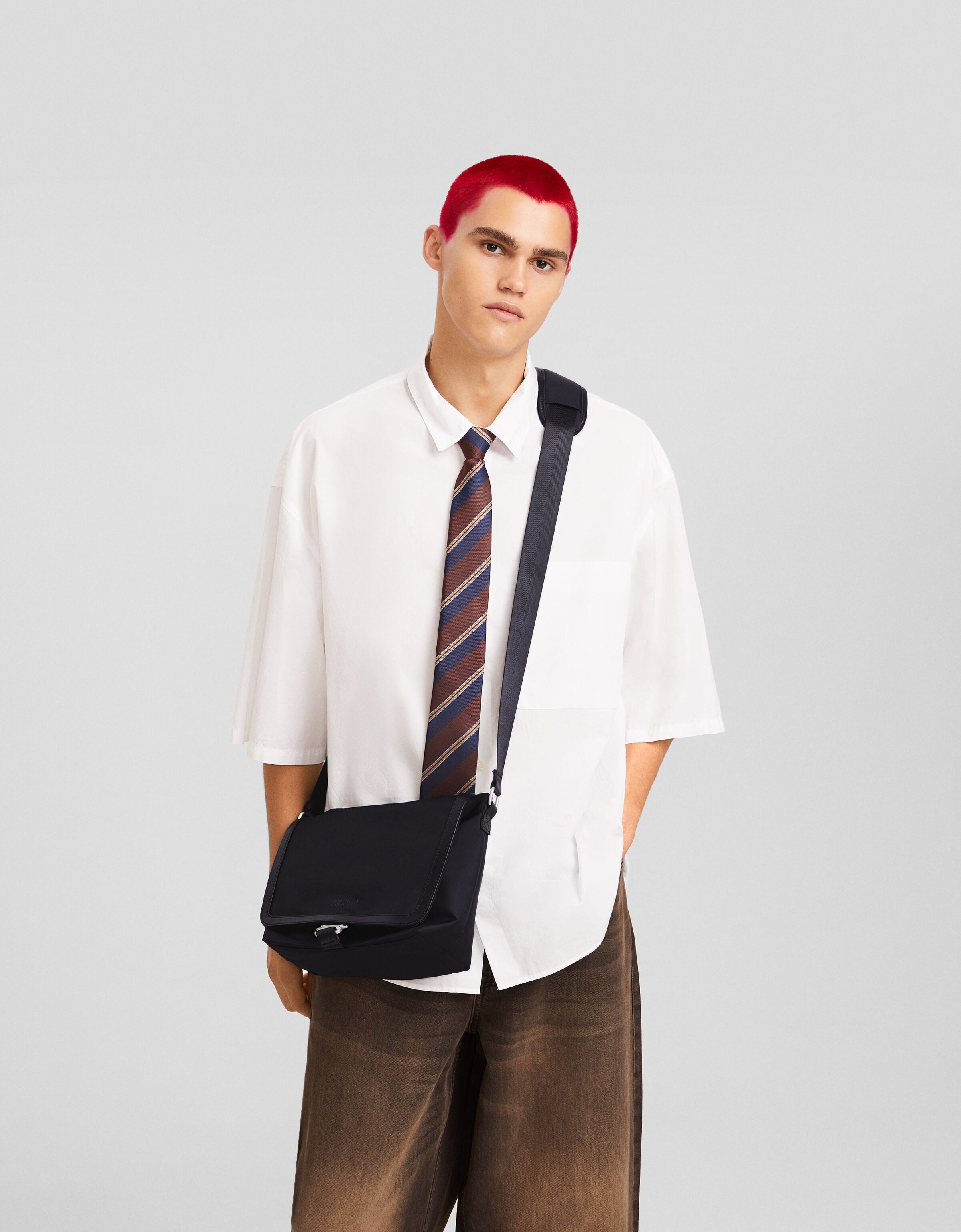 Bolso messenger combinado