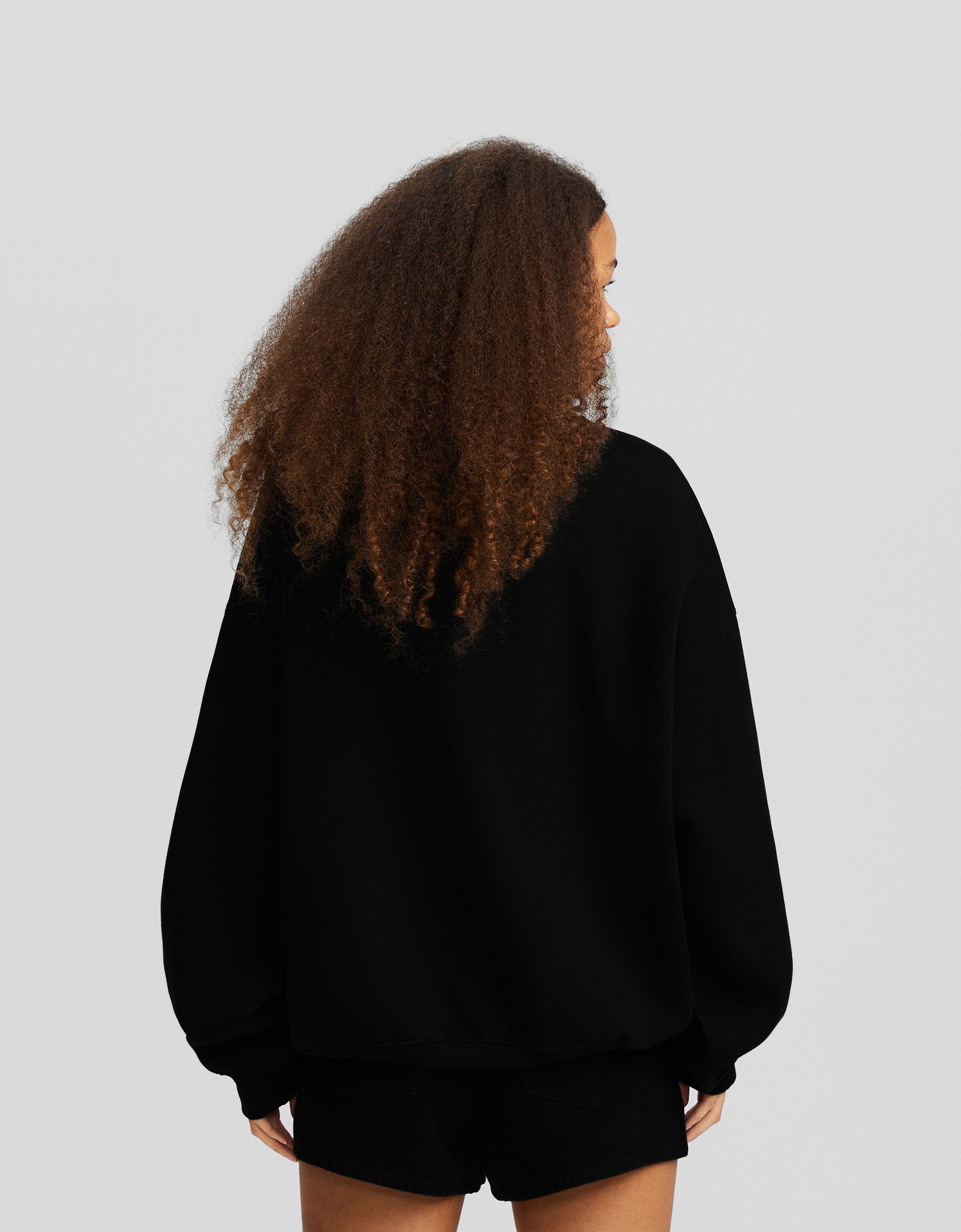 Sudadera oversize print