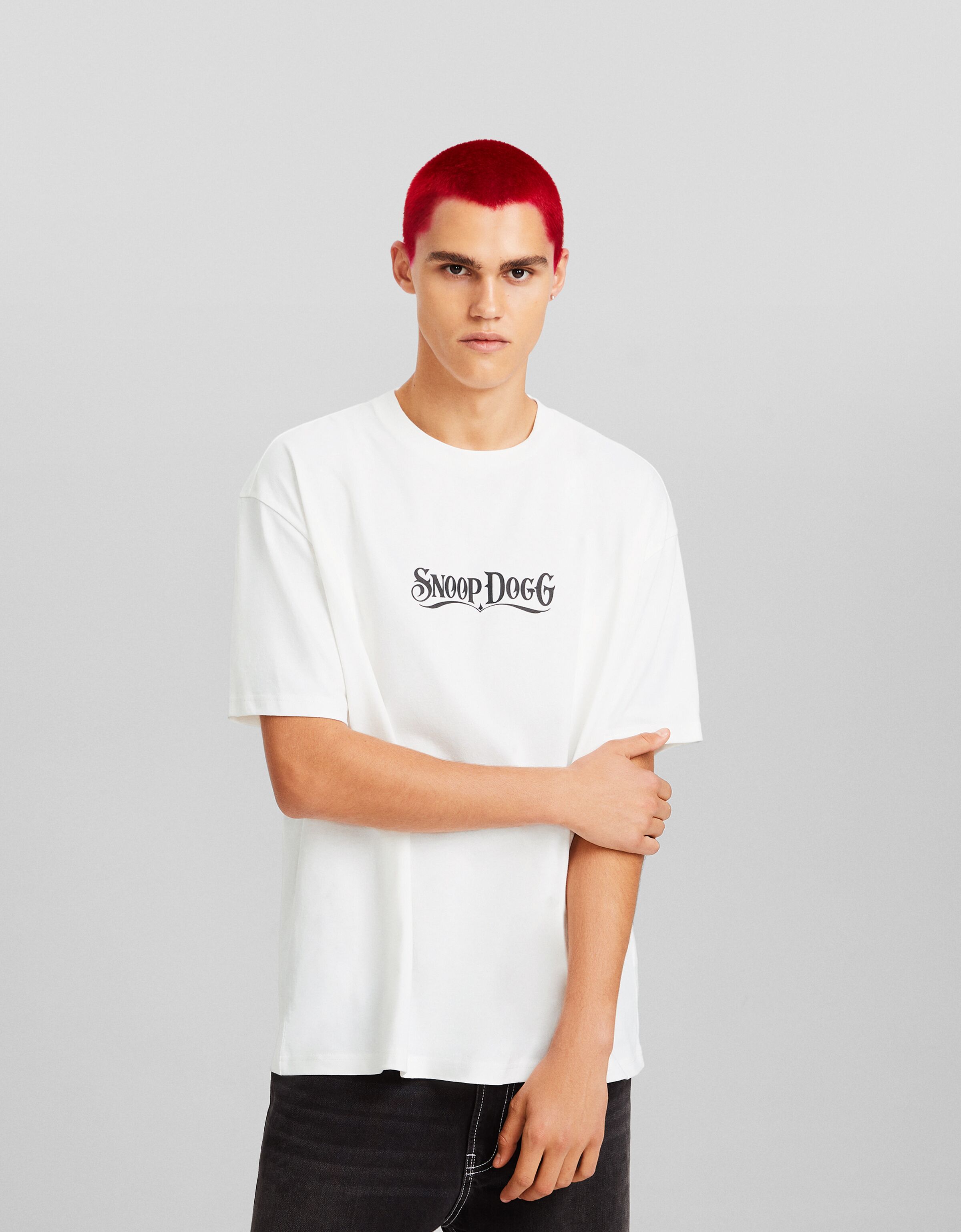 Camiseta Snoop Dogg manga corta oversize print