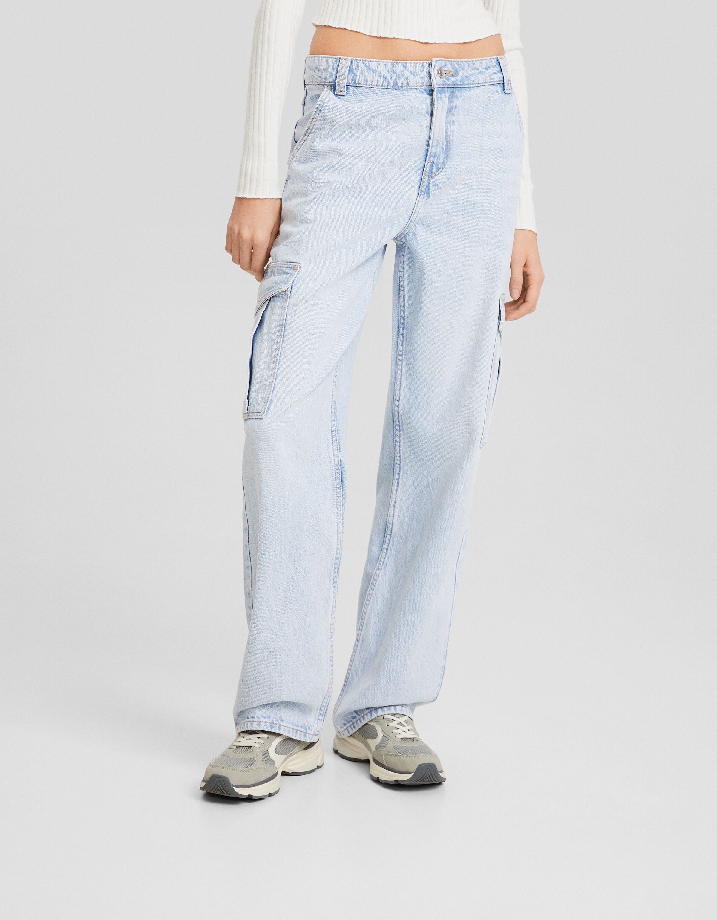 Jeans straight cargo