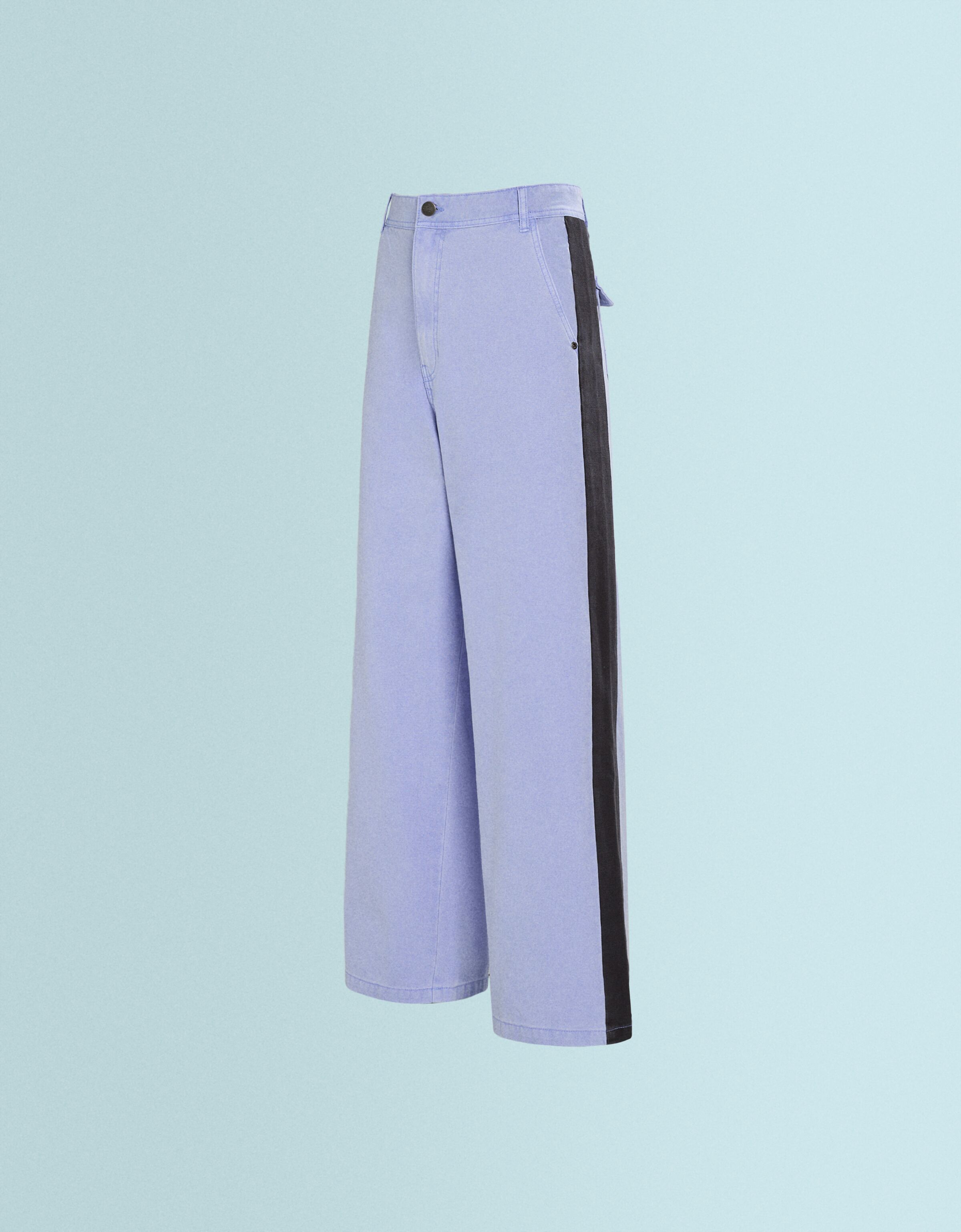 Pantalón SSSTUFFF X BERSHKA baggy banda bordado