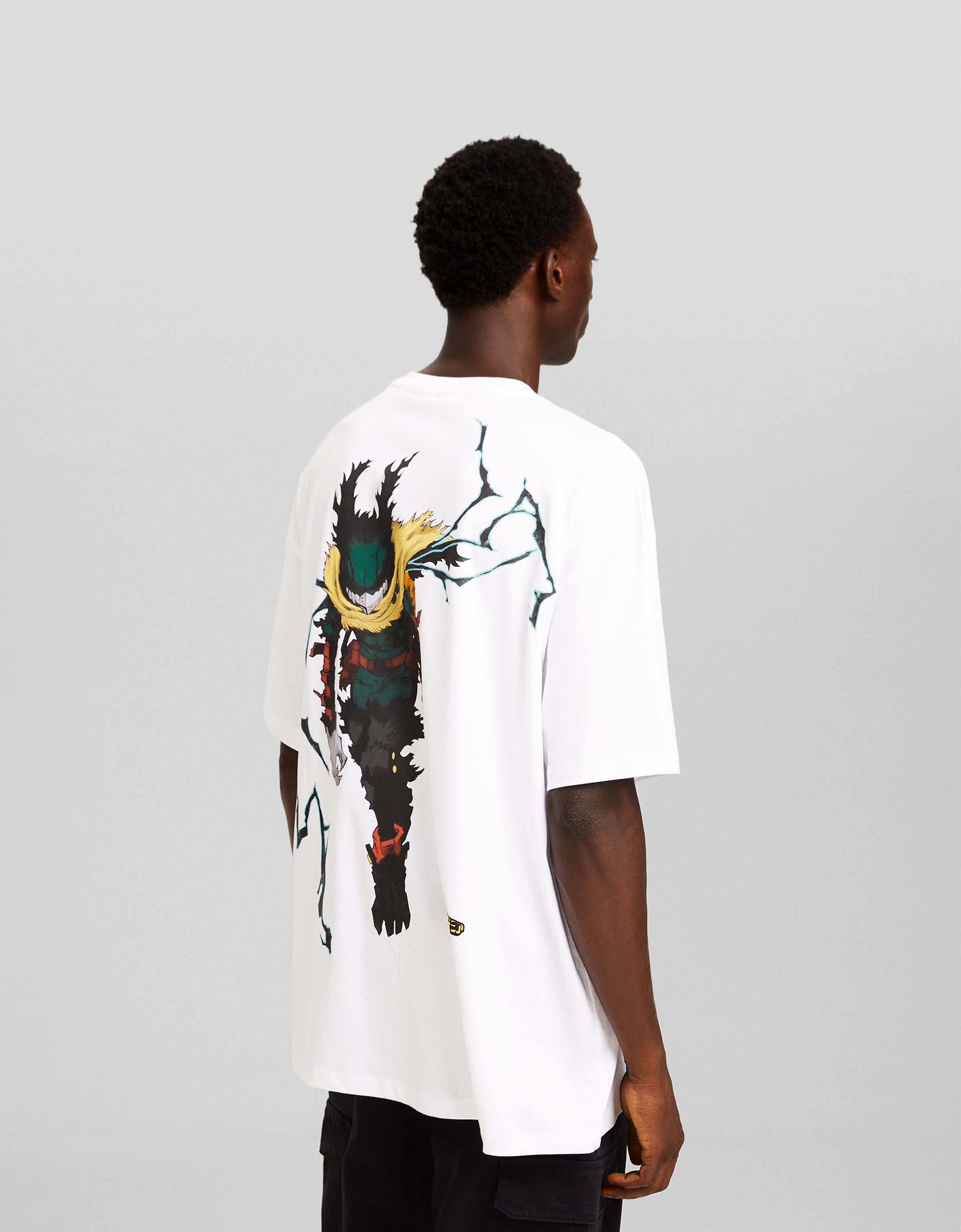 Сamiseta My Hero Academia manga corta boxy fit print