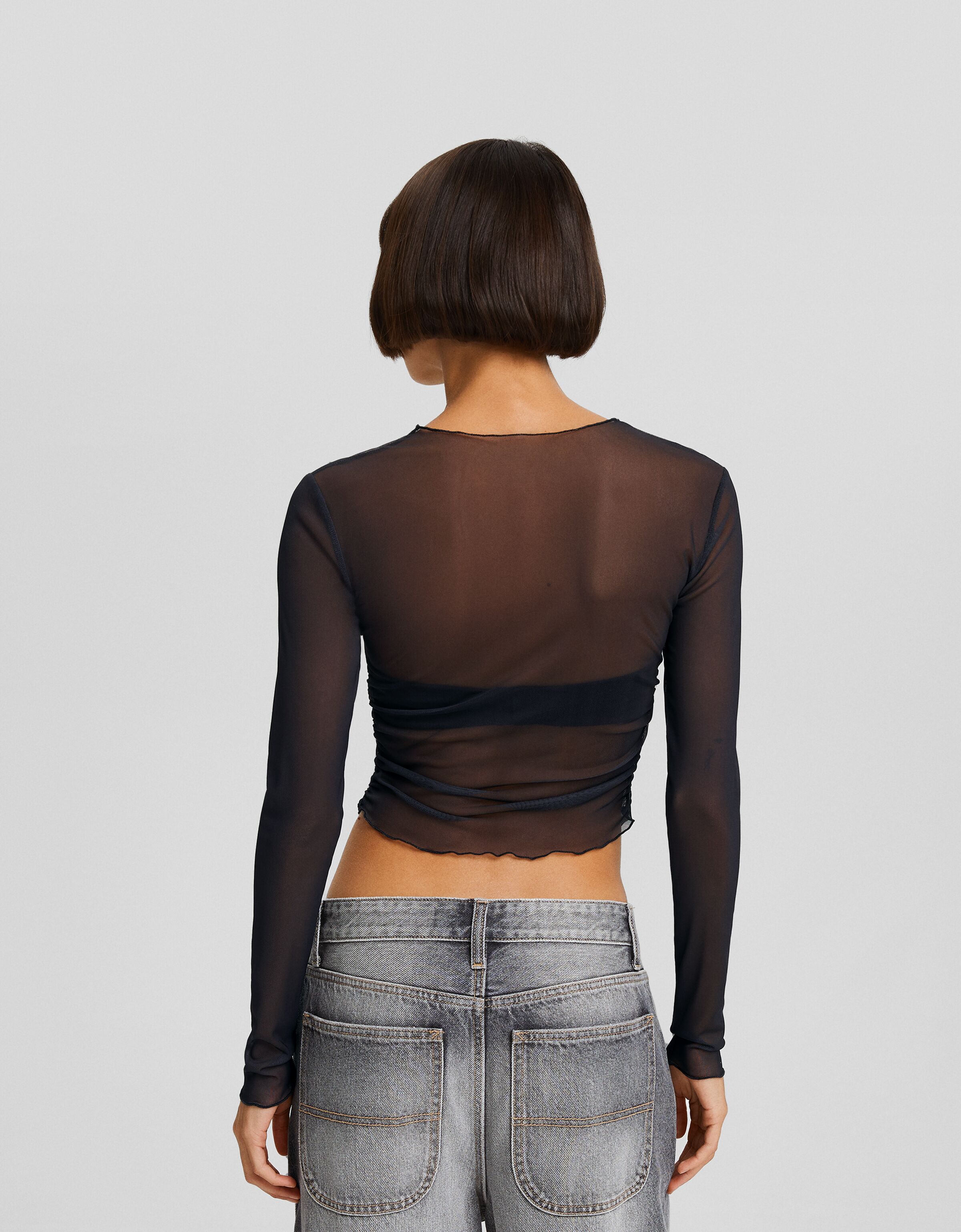 Camiseta manga larga print