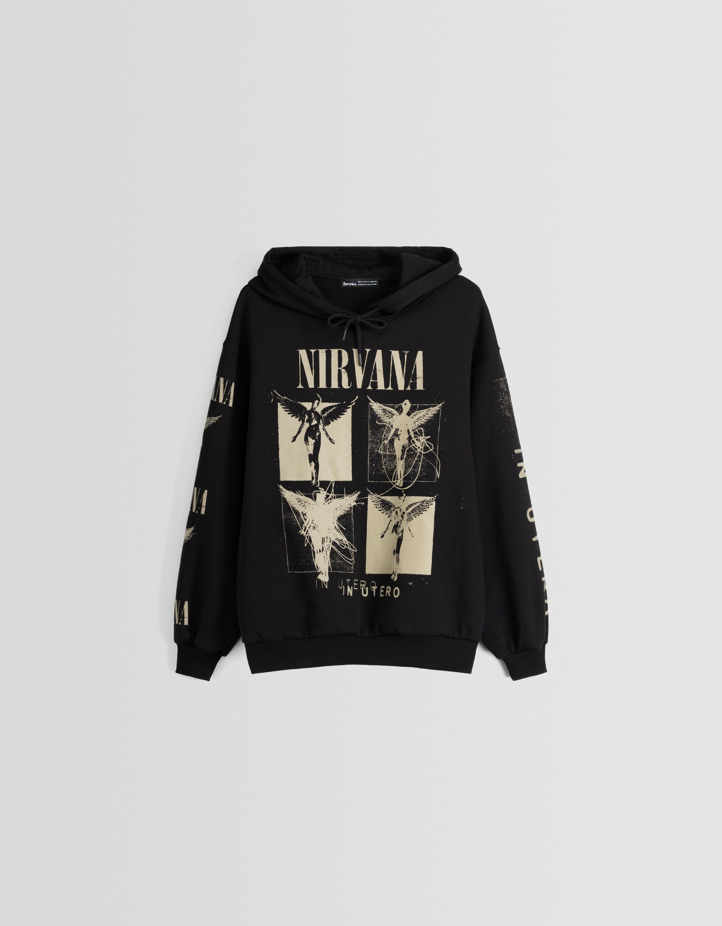 Sudadera Nirvana capucha print
