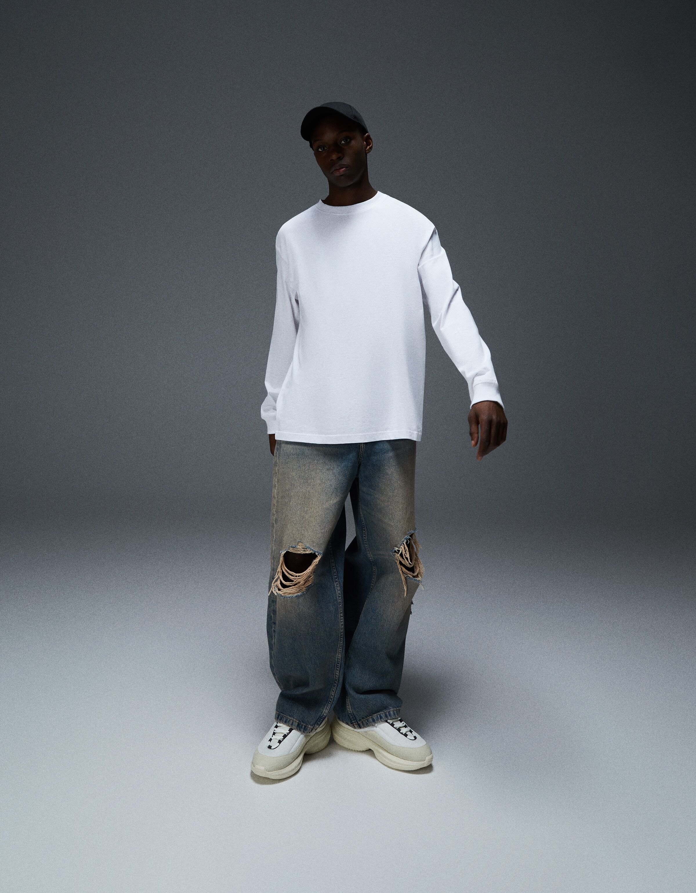 Deportivas volumen acolchadas hombre