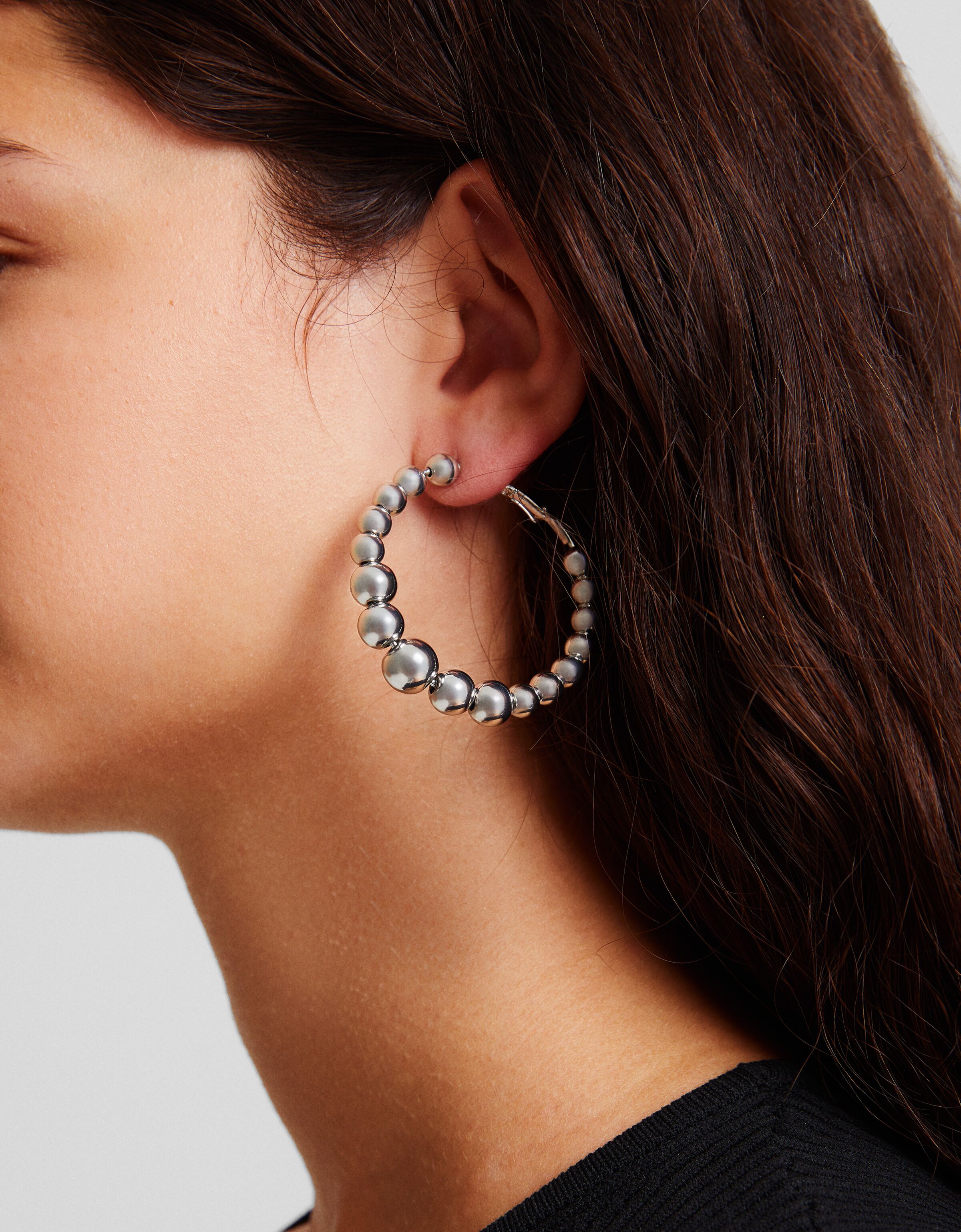 Set 2 pendientes aros cascada