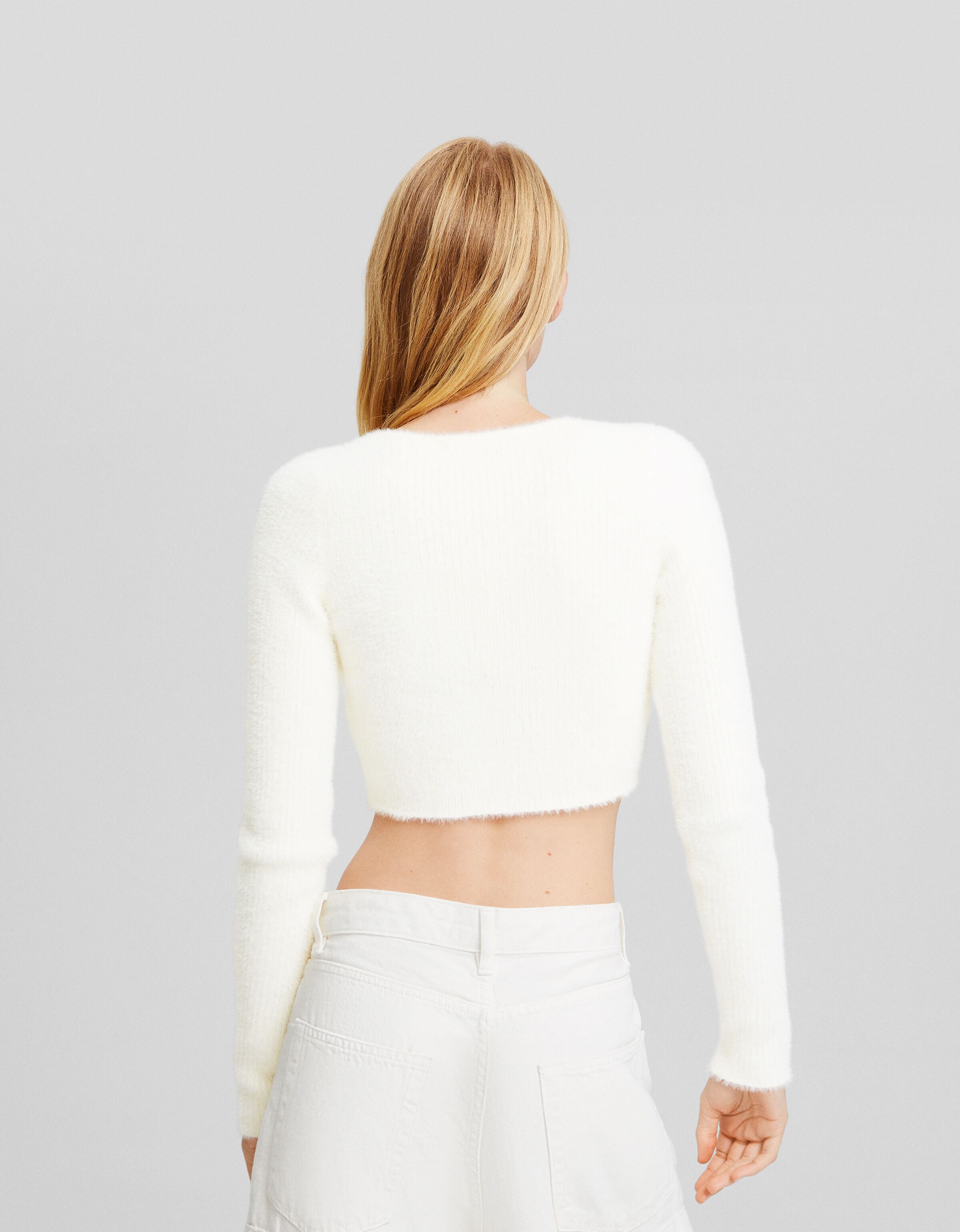 Jersey escote cuadrado