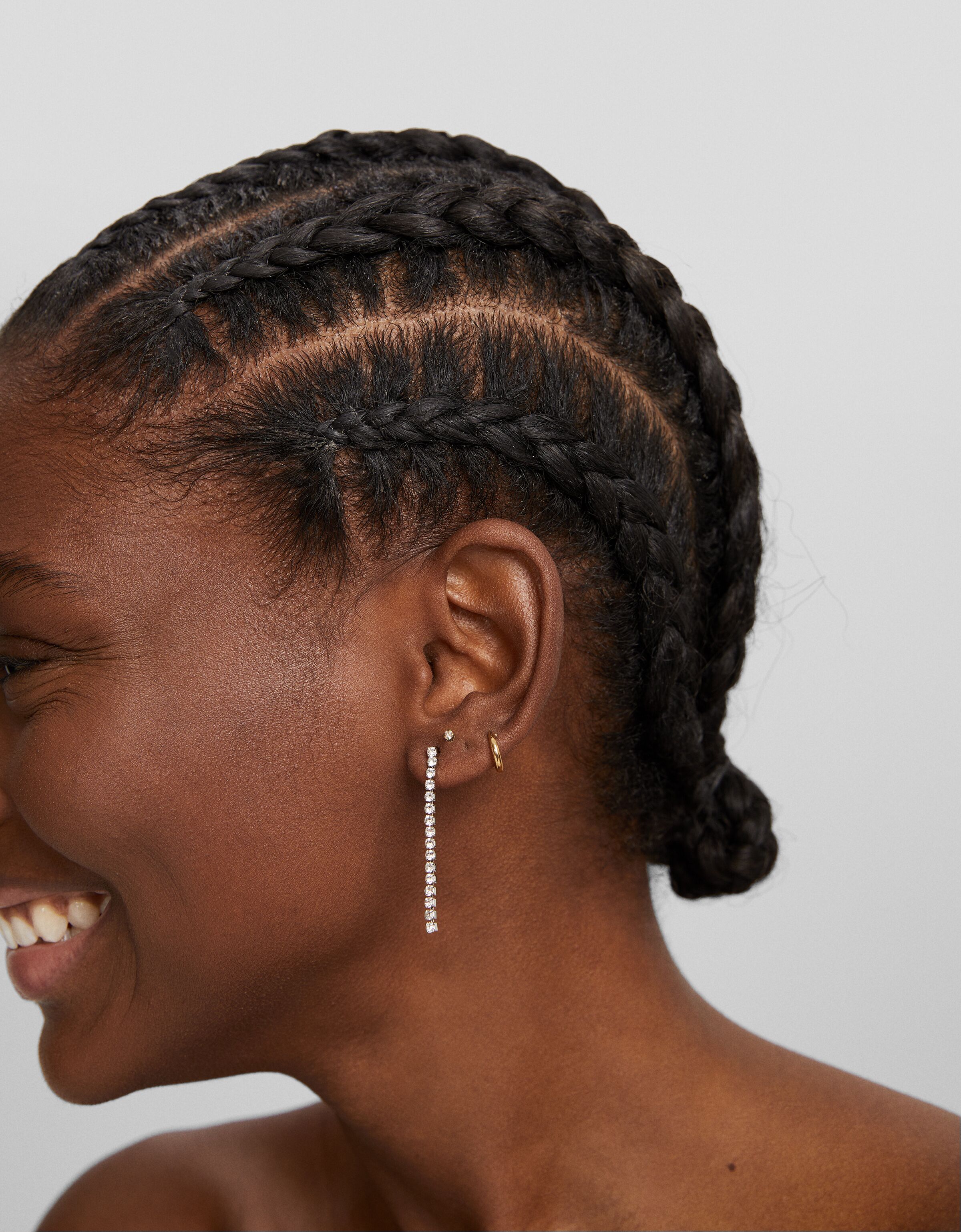 Set 9 pendientes pedrería