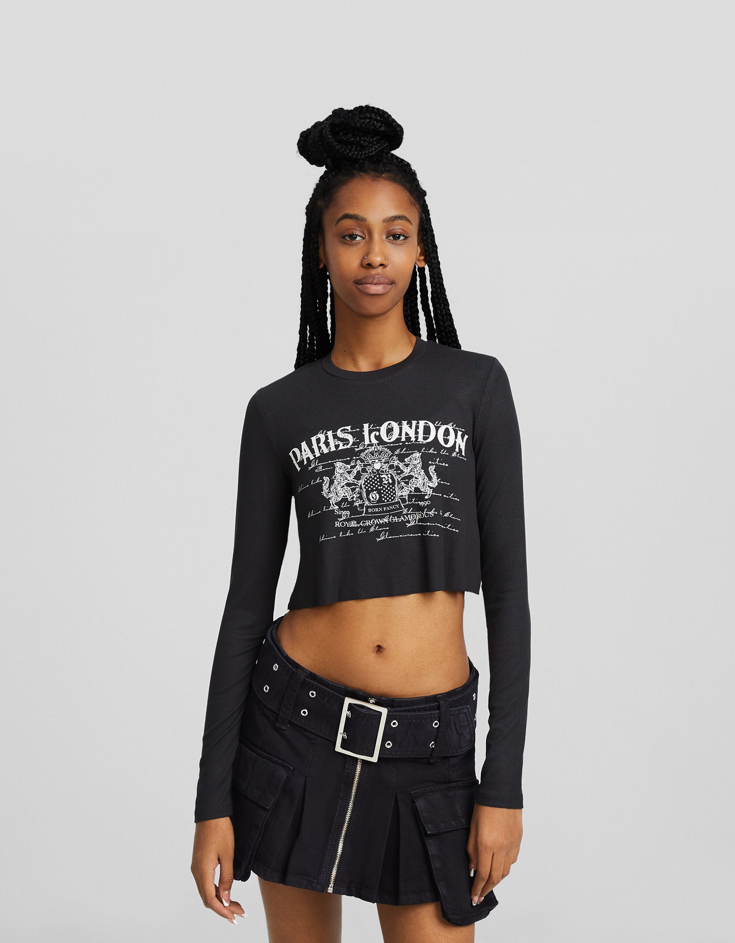 Camiseta manga larga print