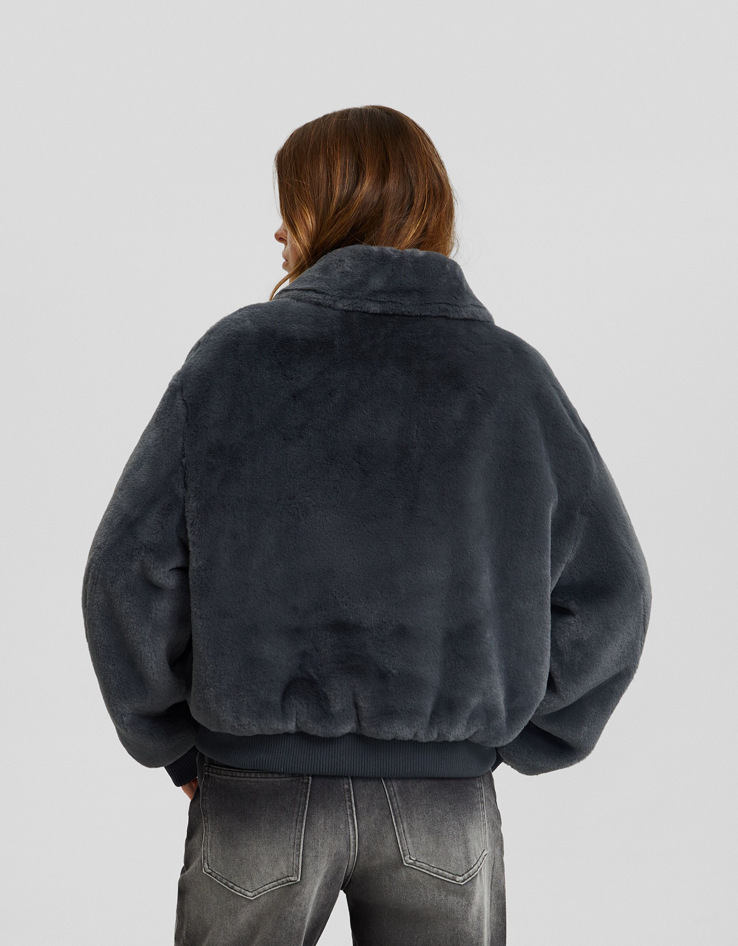 Cazadora trucker teddy