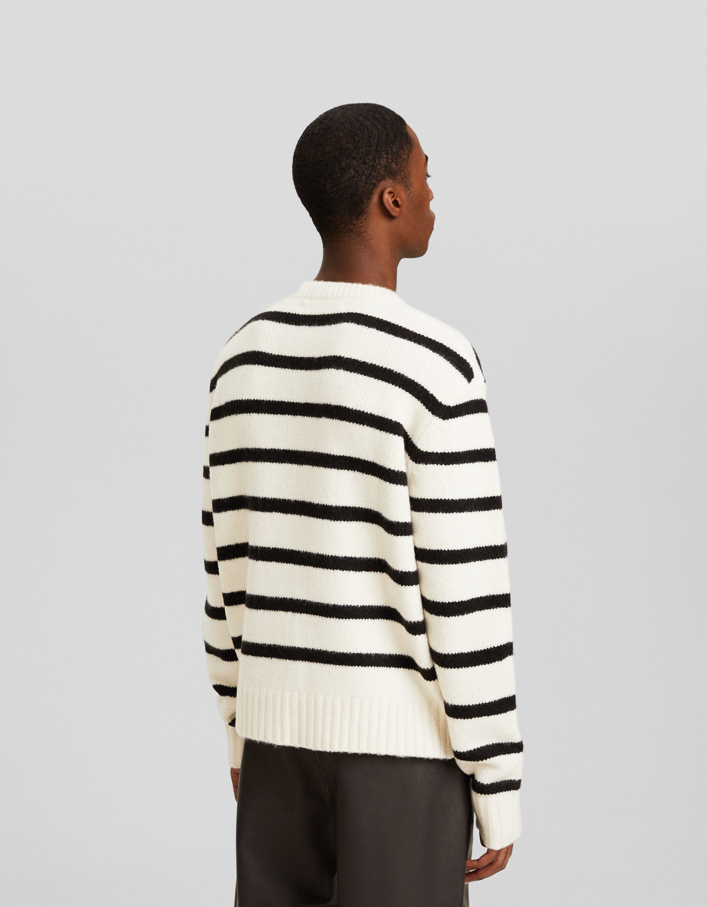 Jersey boxy fit rayas