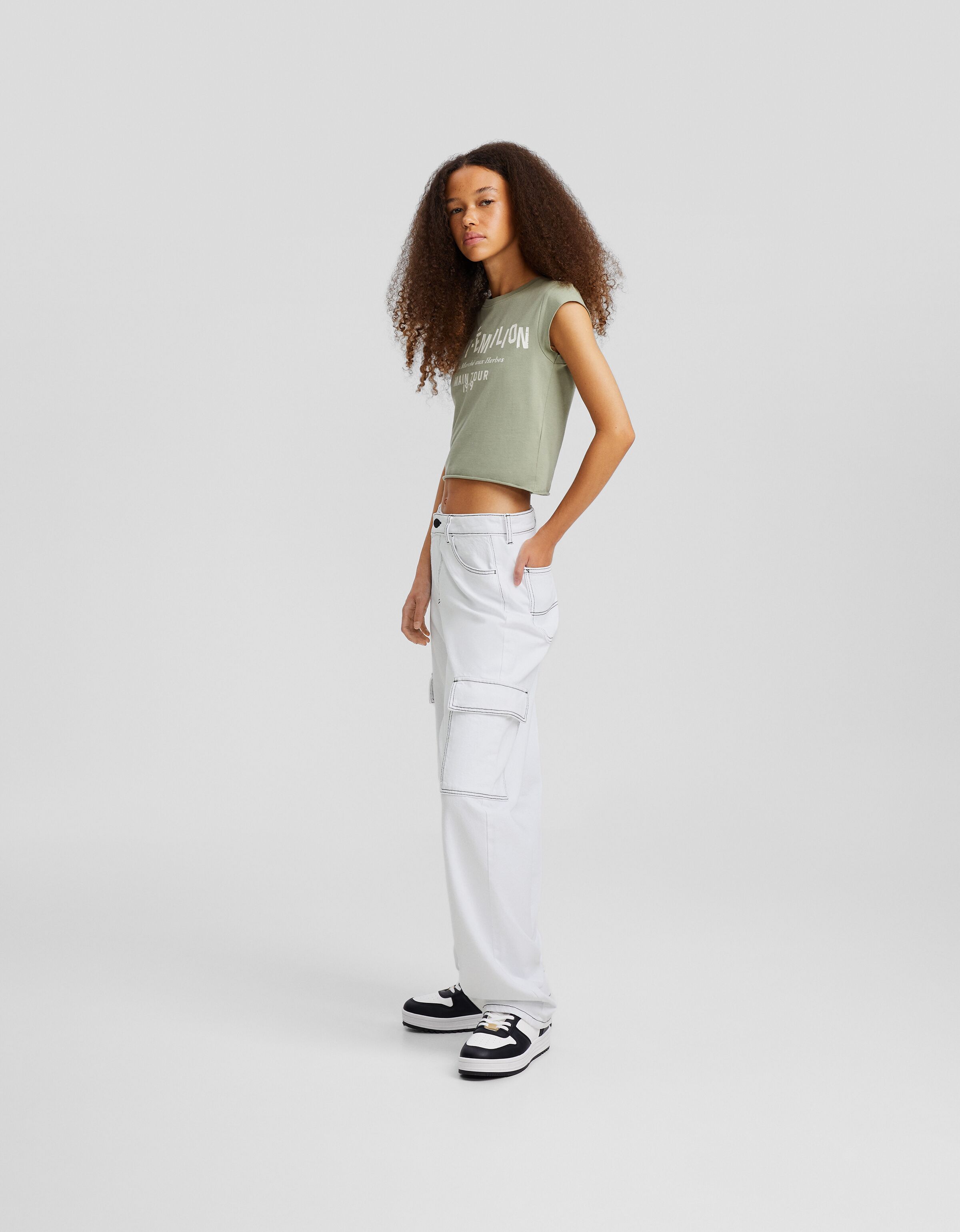 Jeans straight cargo