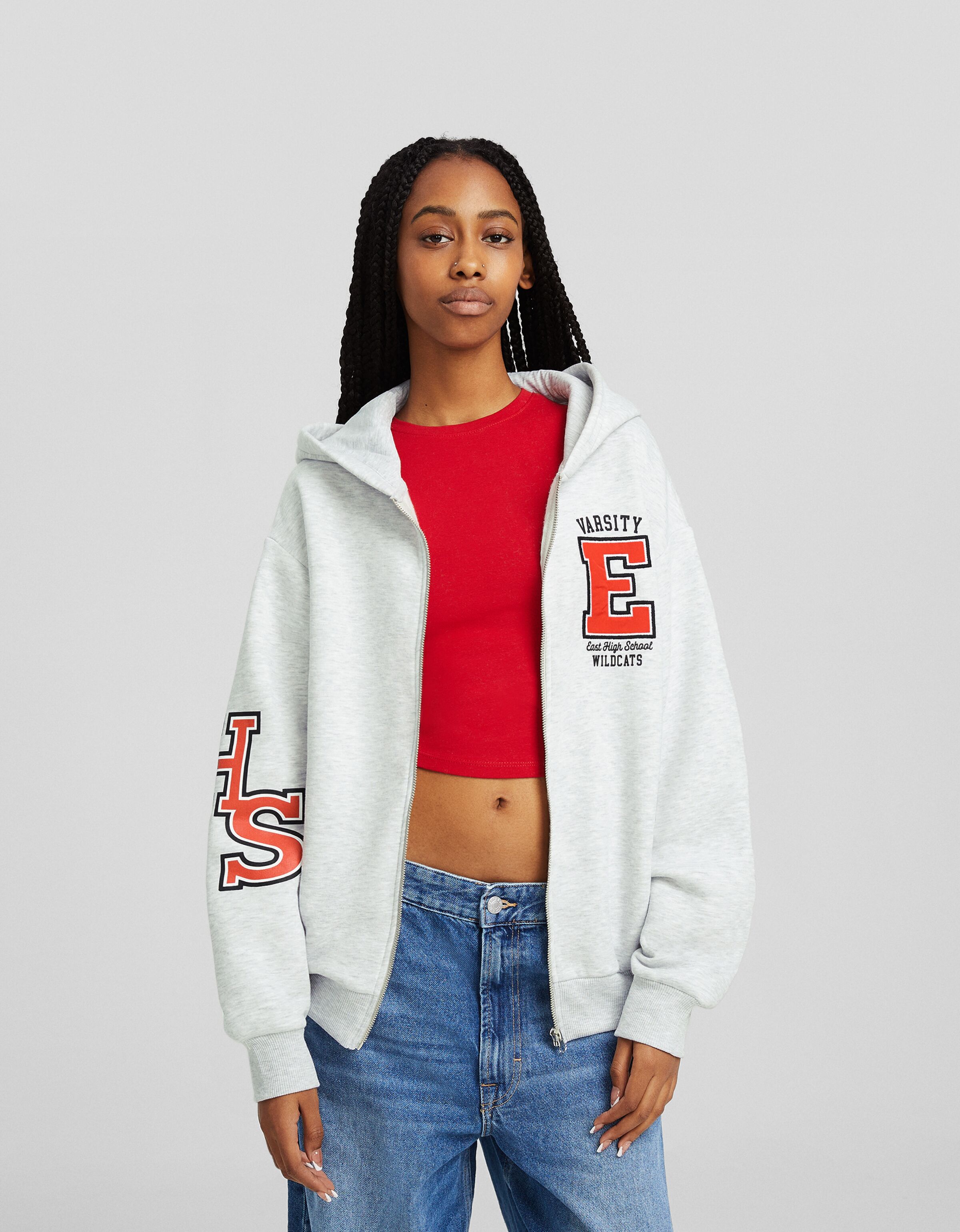 Sudadera High School Musical cremallera capucha print