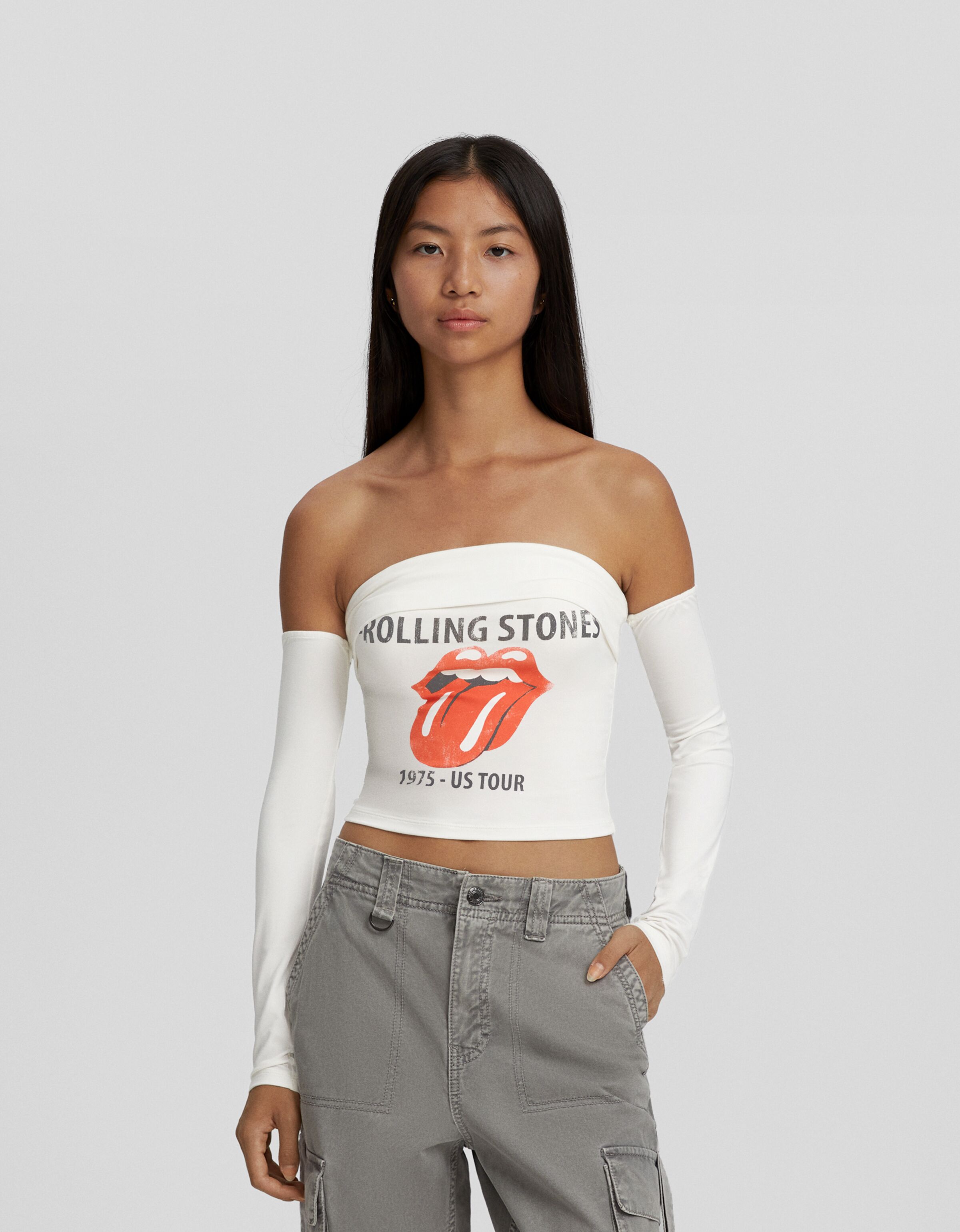 Camiseta The Rolling Stones manga larga print