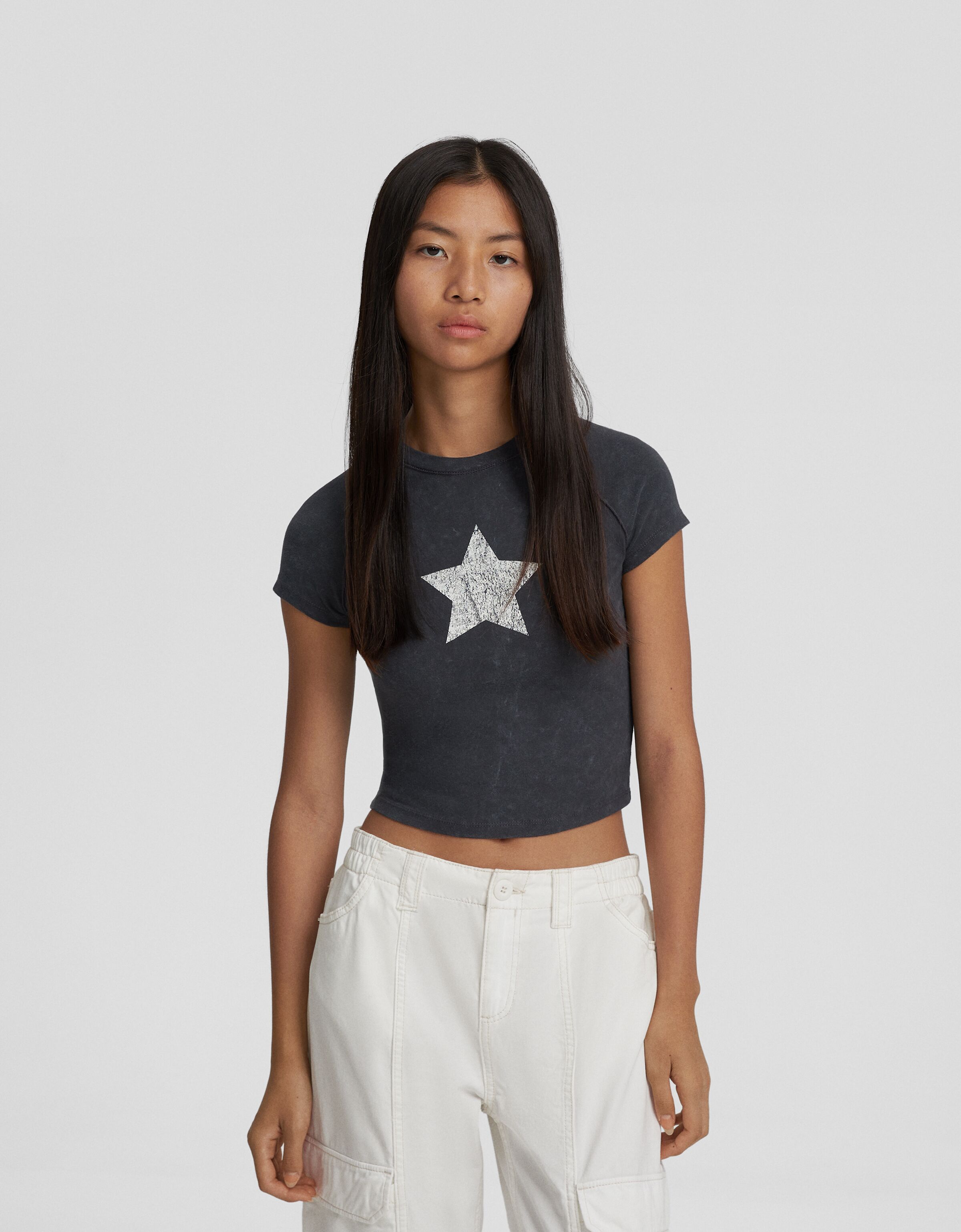 Camiseta manga corta print