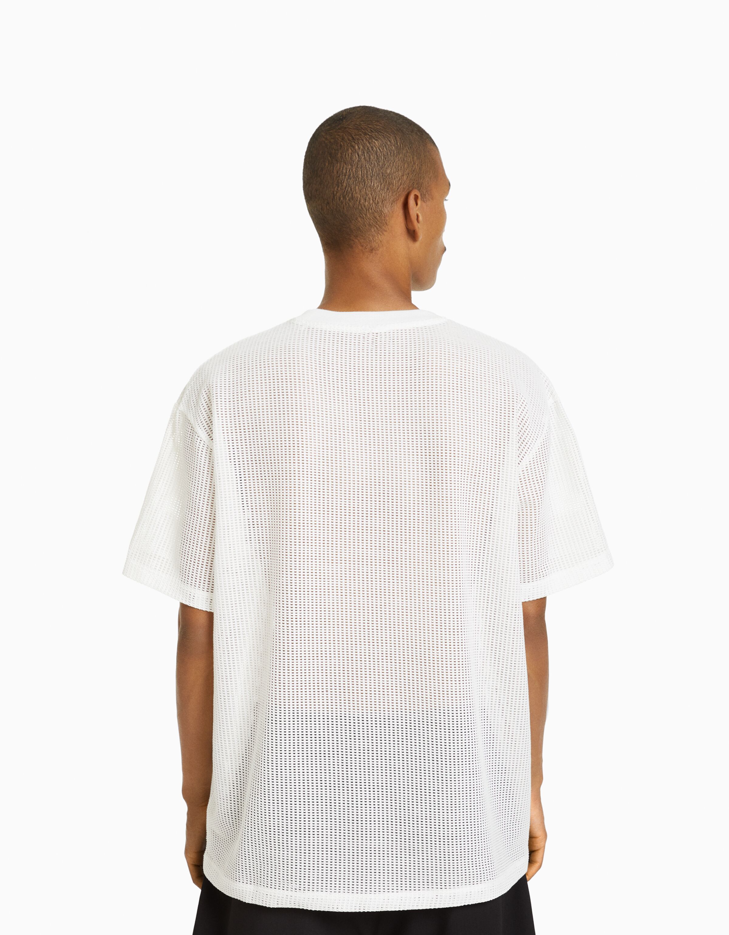 Camiseta manga corta boxy fit red