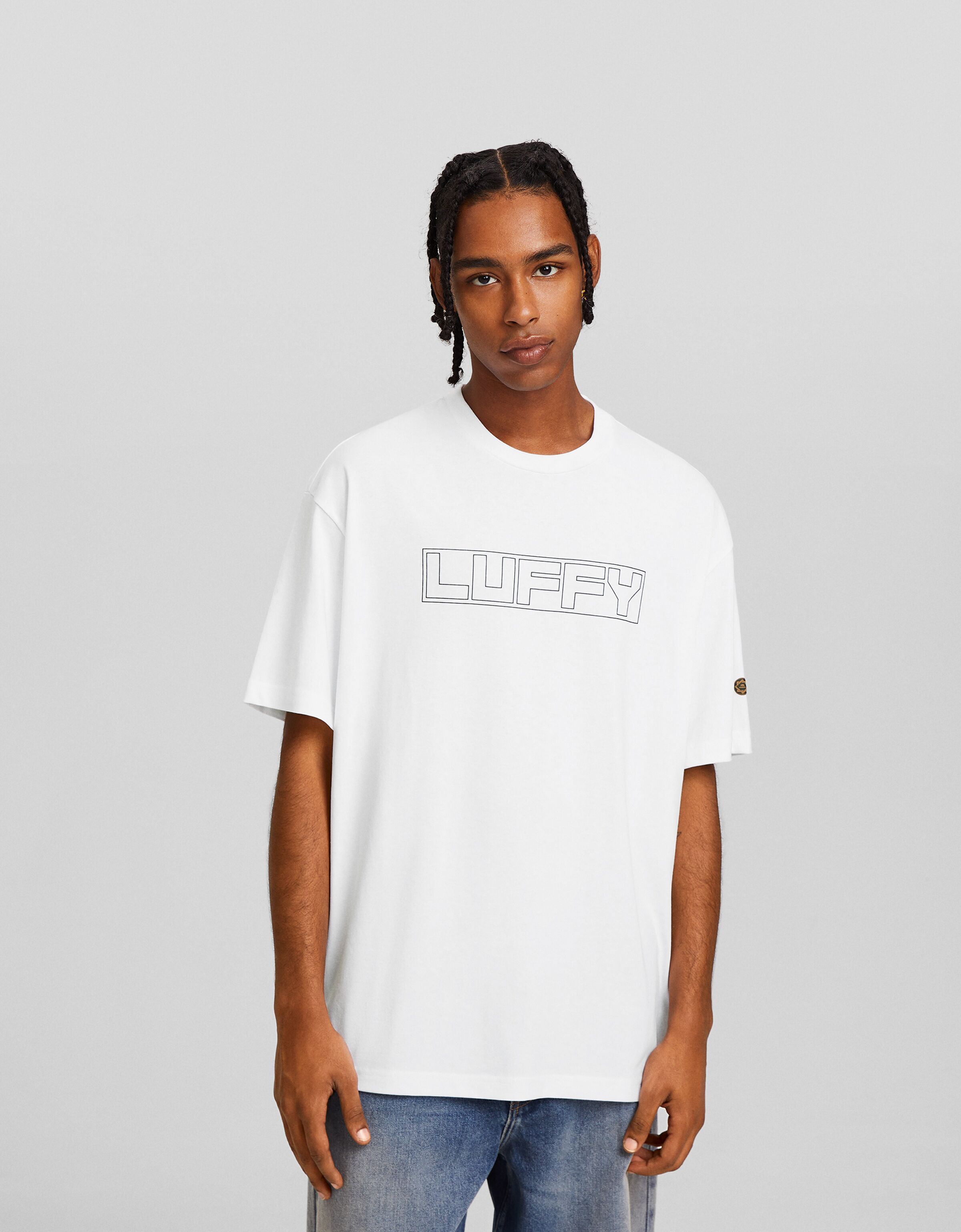 Camiseta One Piece manga corta boxy fit print