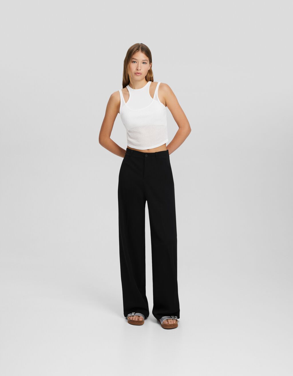 Pantalón wide leg tailoring