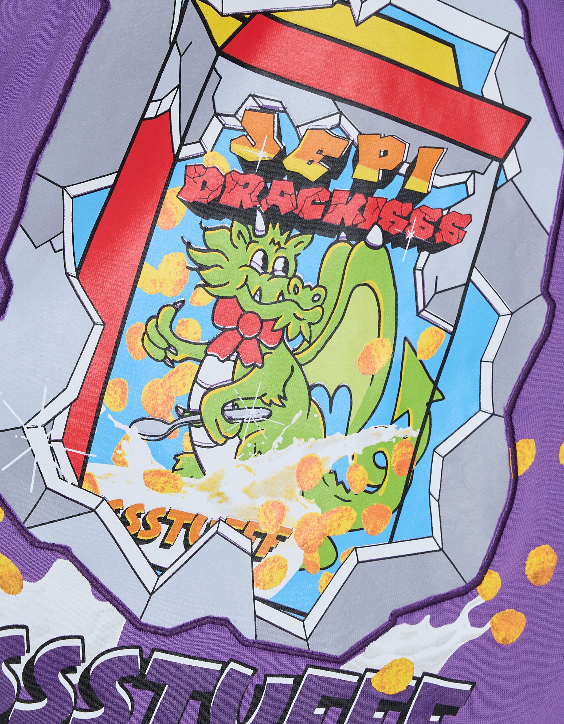 Sudadera SSSTUFFF X BERSHKA capucha print sorpresa