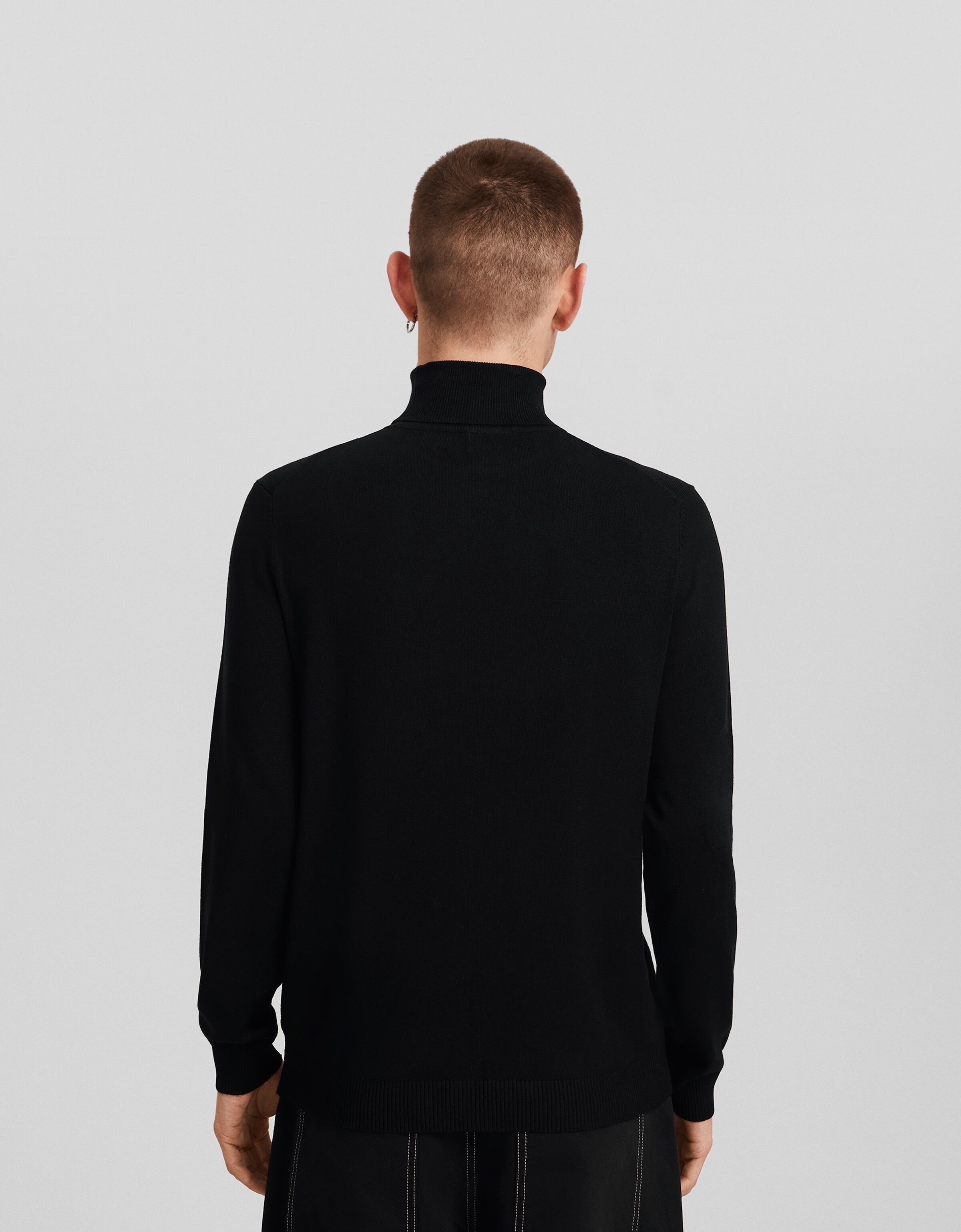 Jersey cuello subido fino