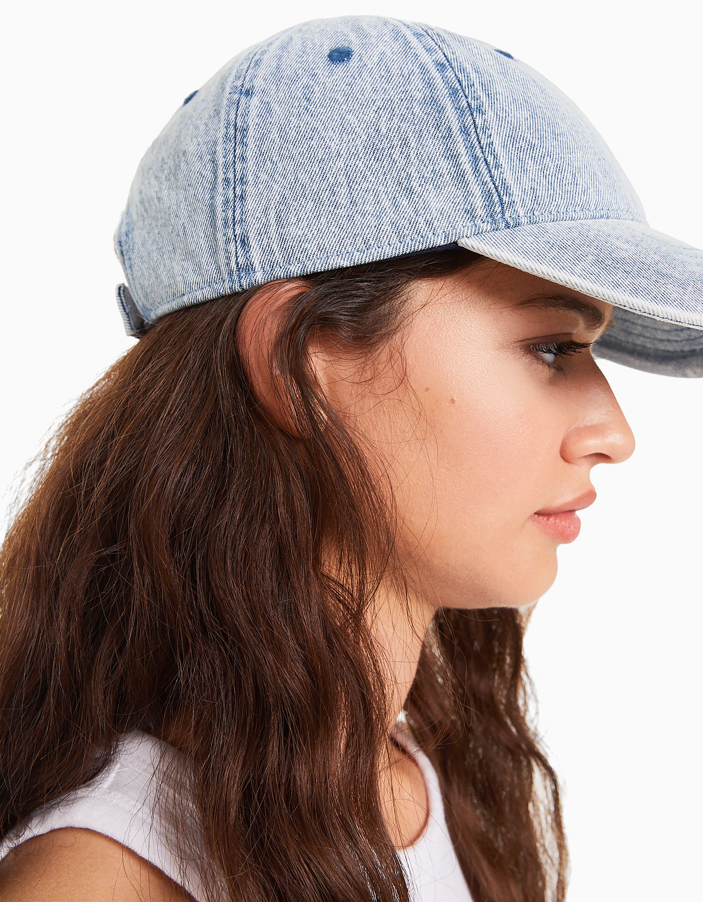 Gorra denim efecto lavado