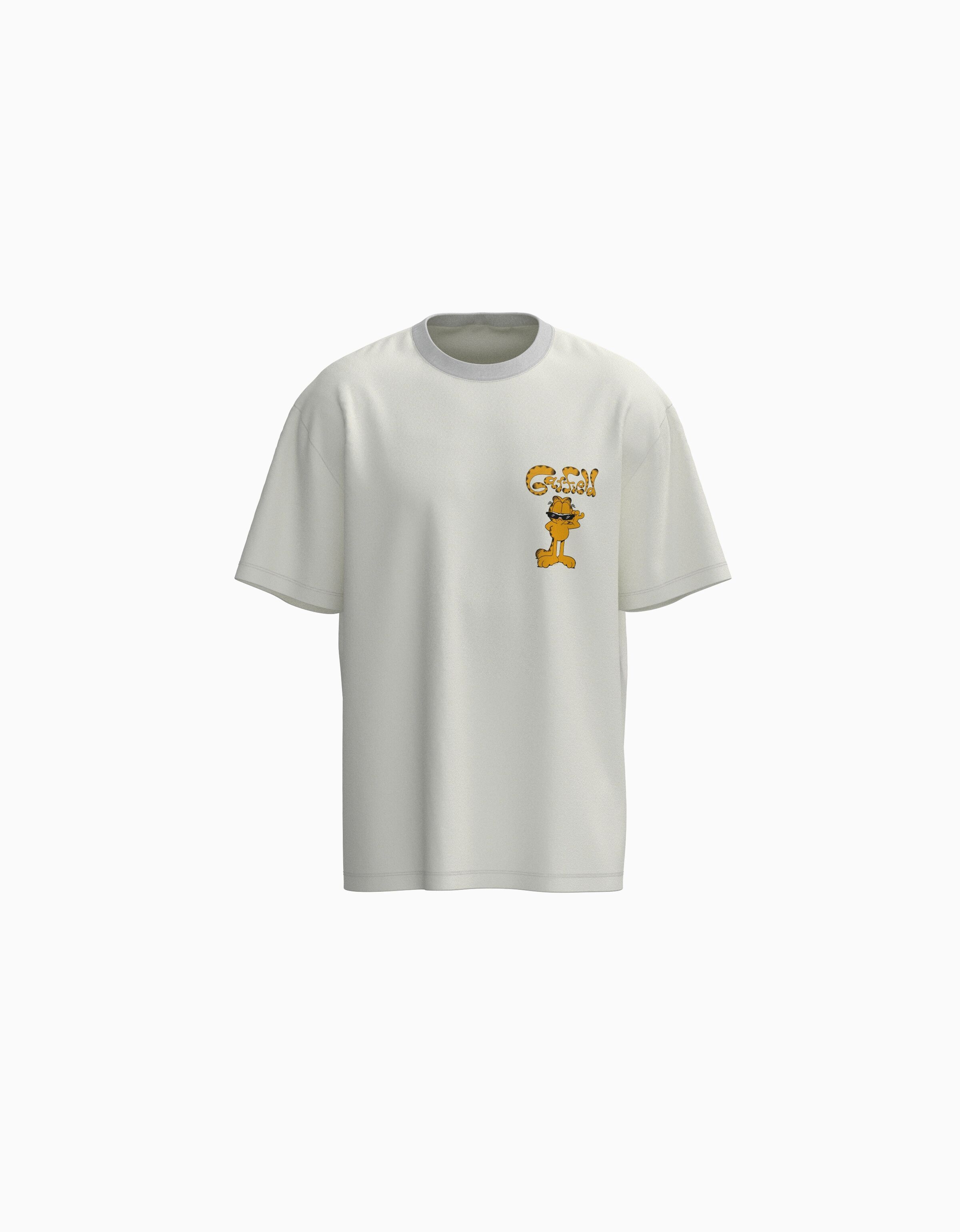 Camiseta Garfield manga corta boxy fit print