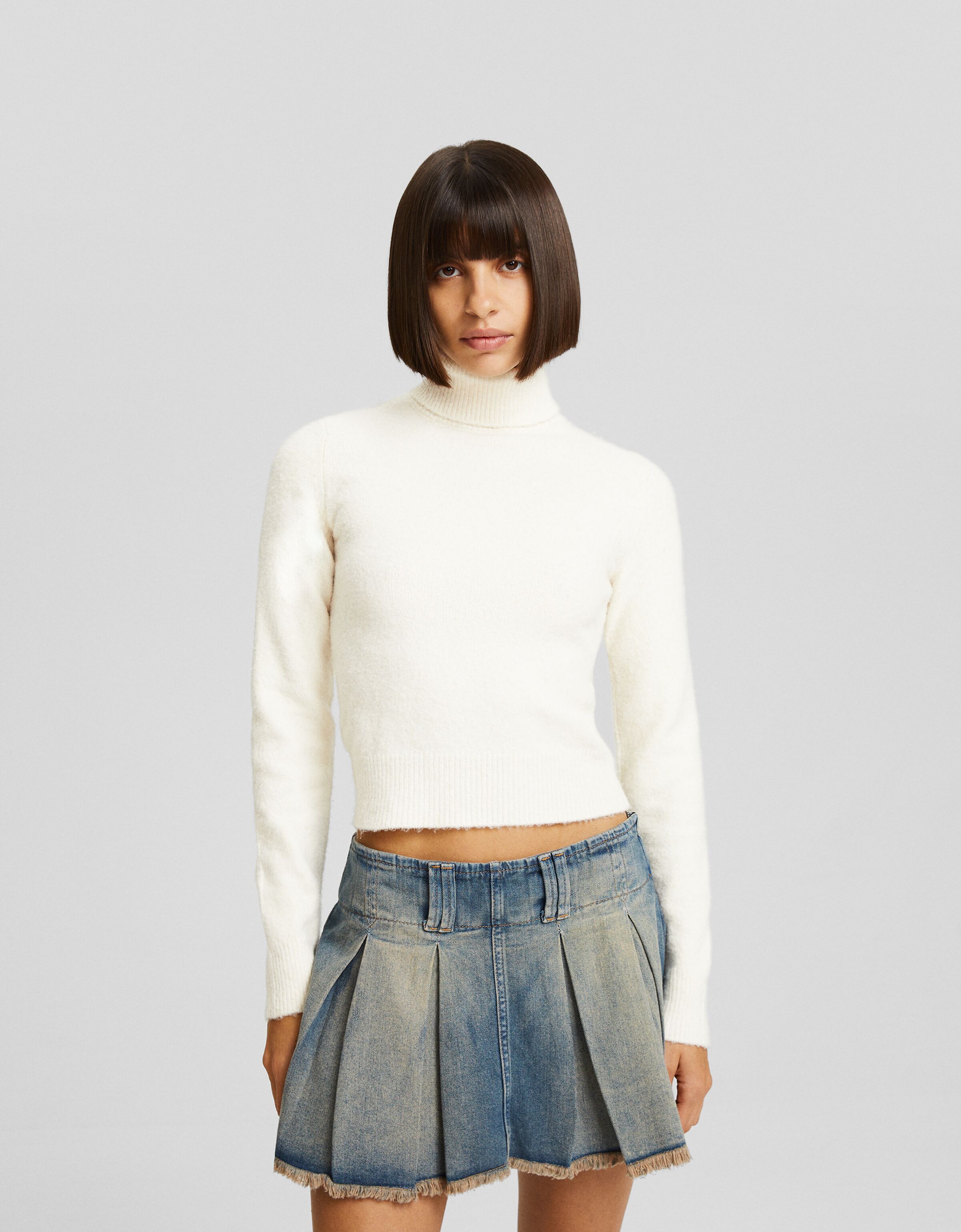 Jersey cuello subido