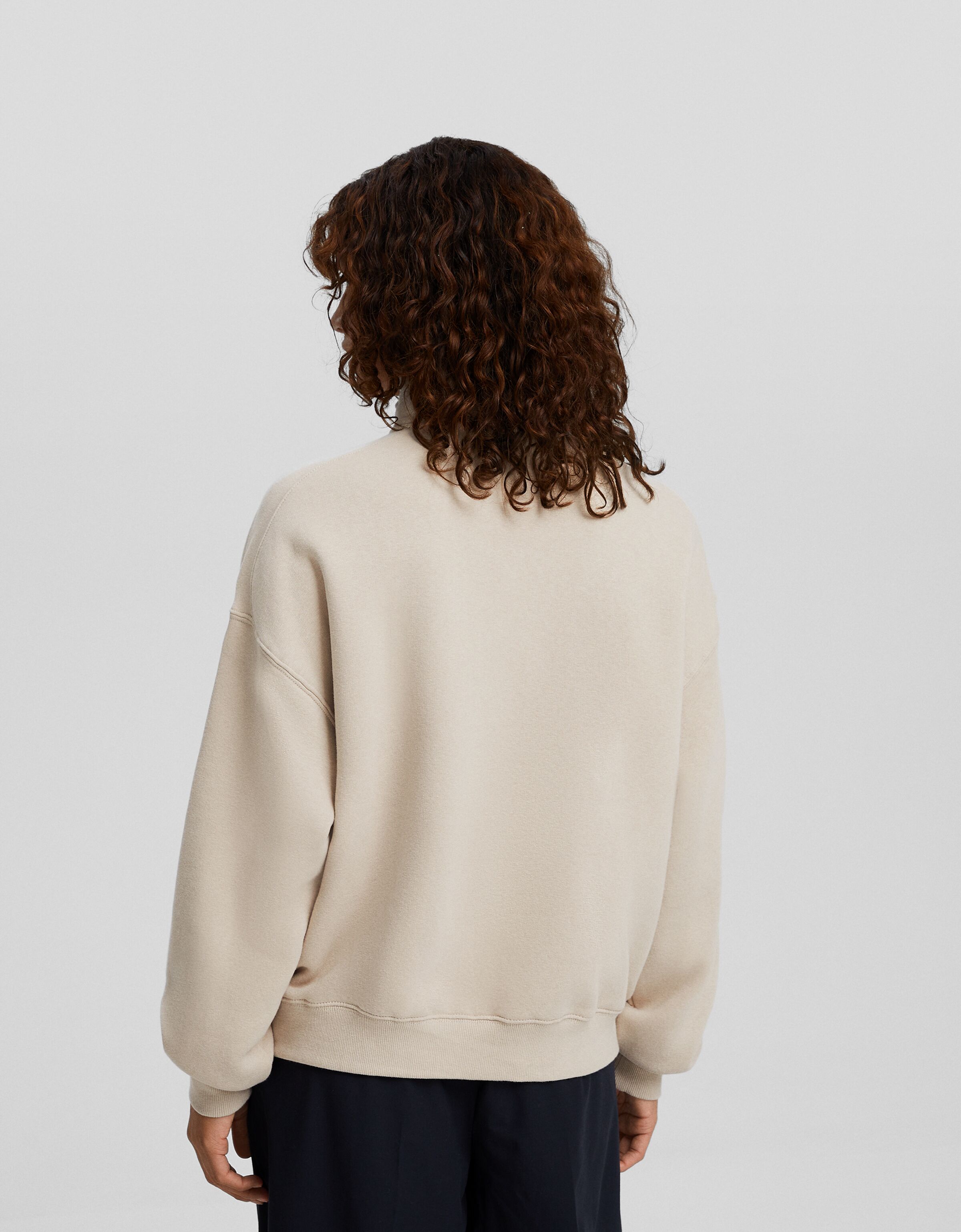 Sudadera cremallera print