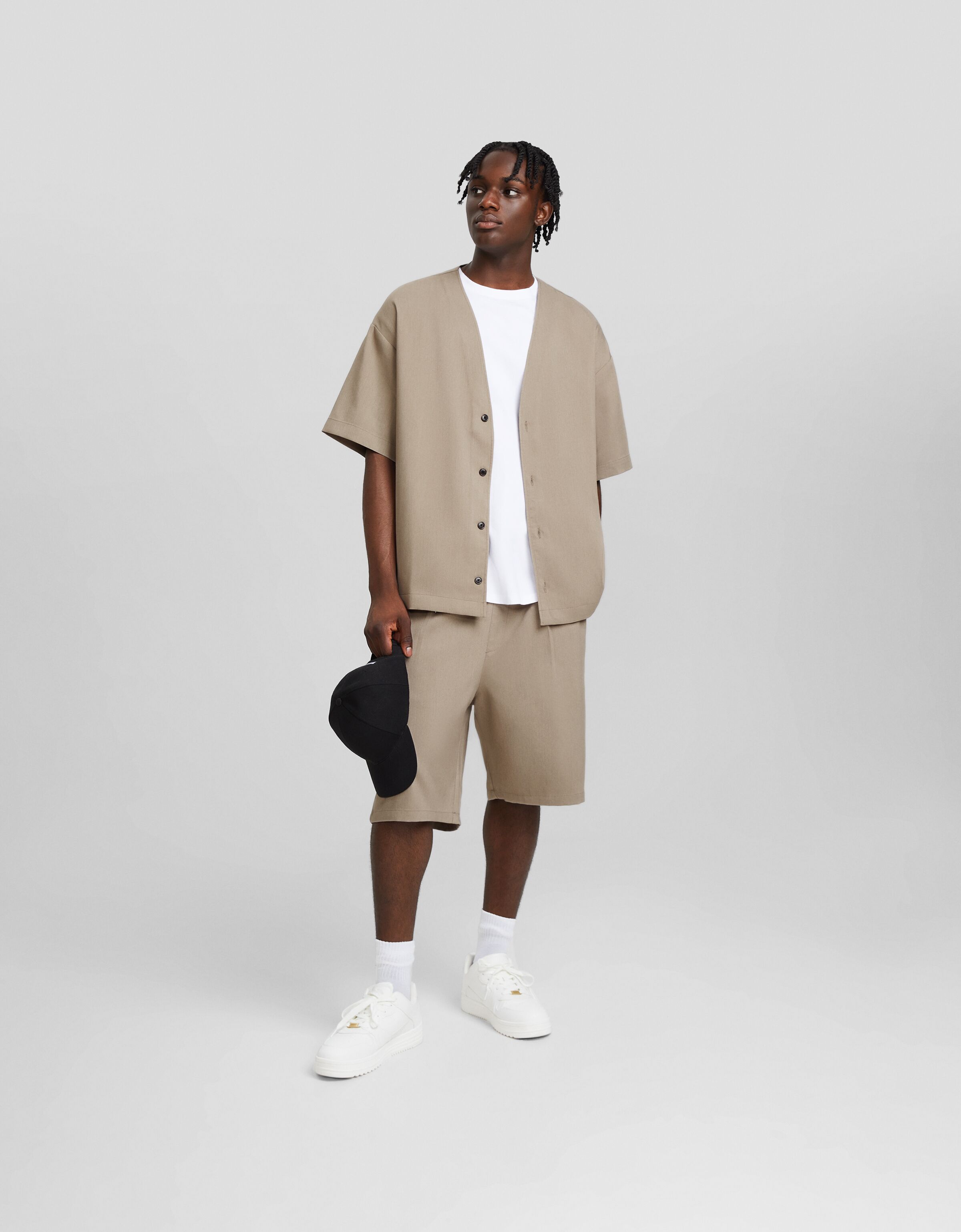 Bermuda wide leg tailoring