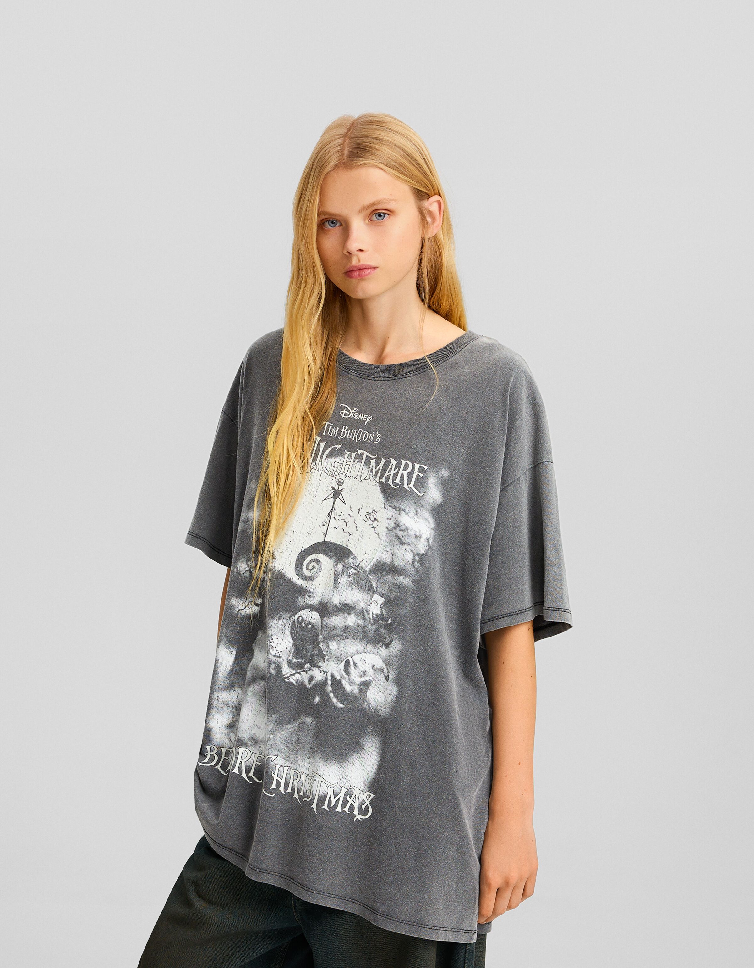 Camiseta Pesadilla antes de Navidad manga corta print