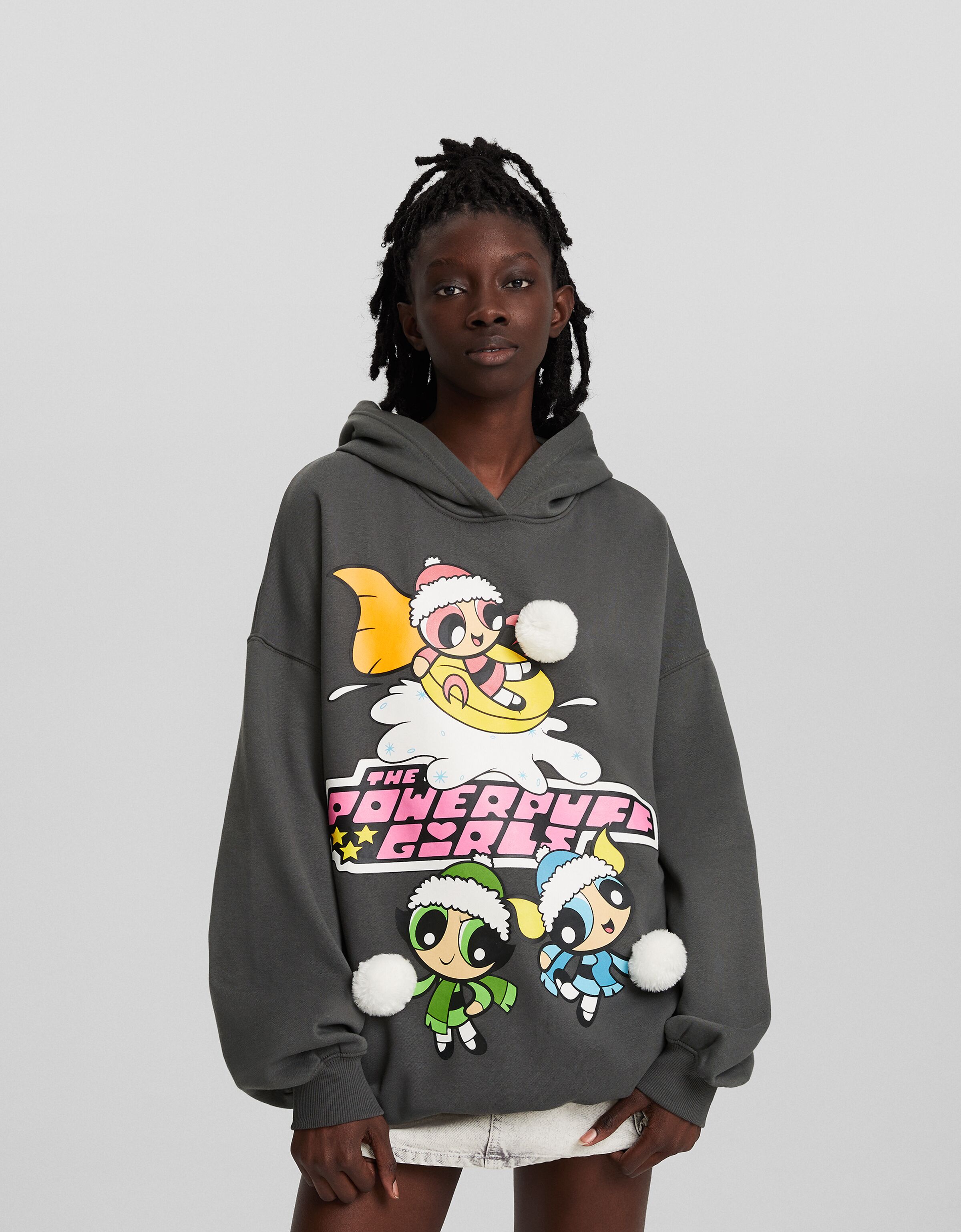 Sudadera Supernenas capucha print