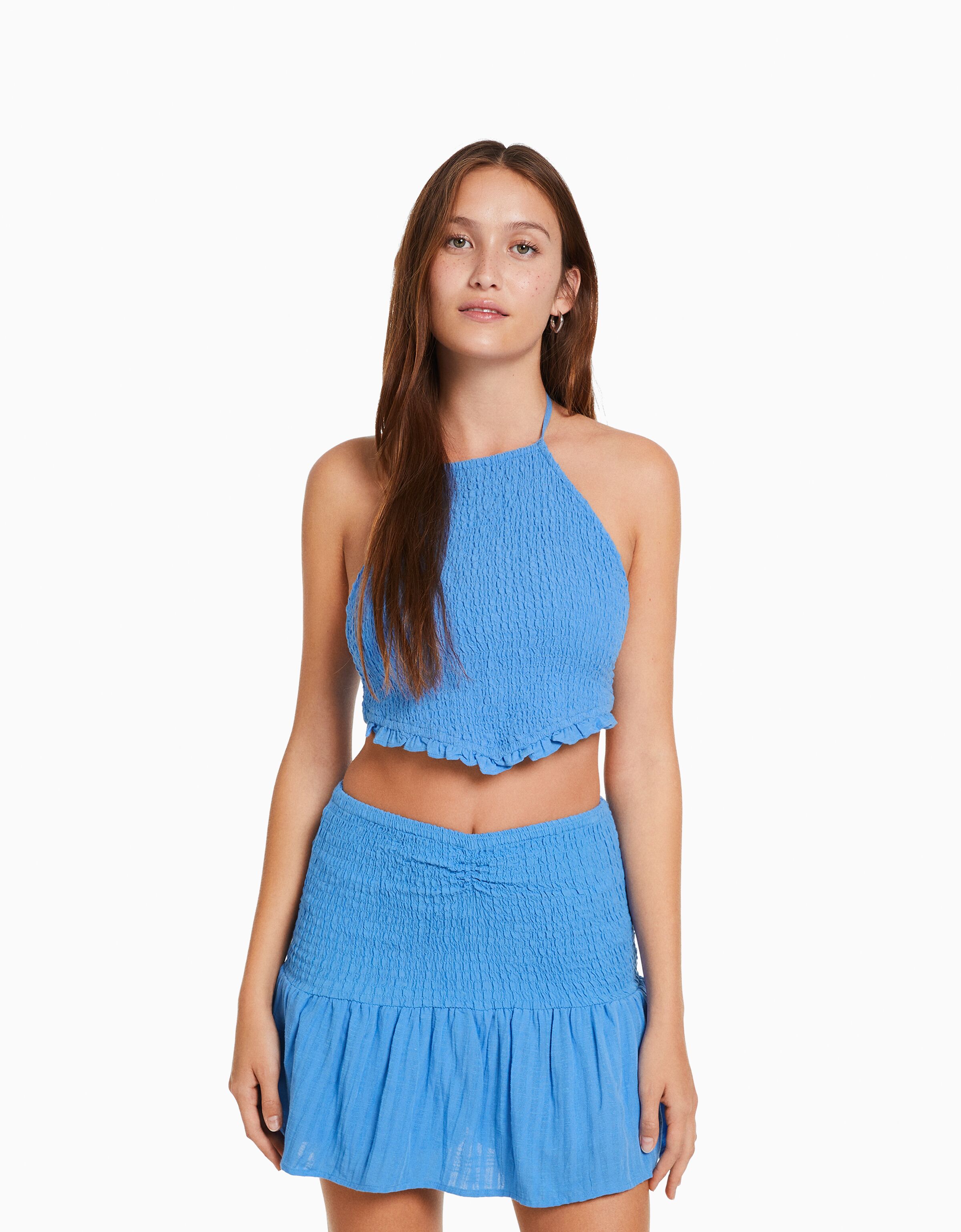 Top halter lazada goma canilla