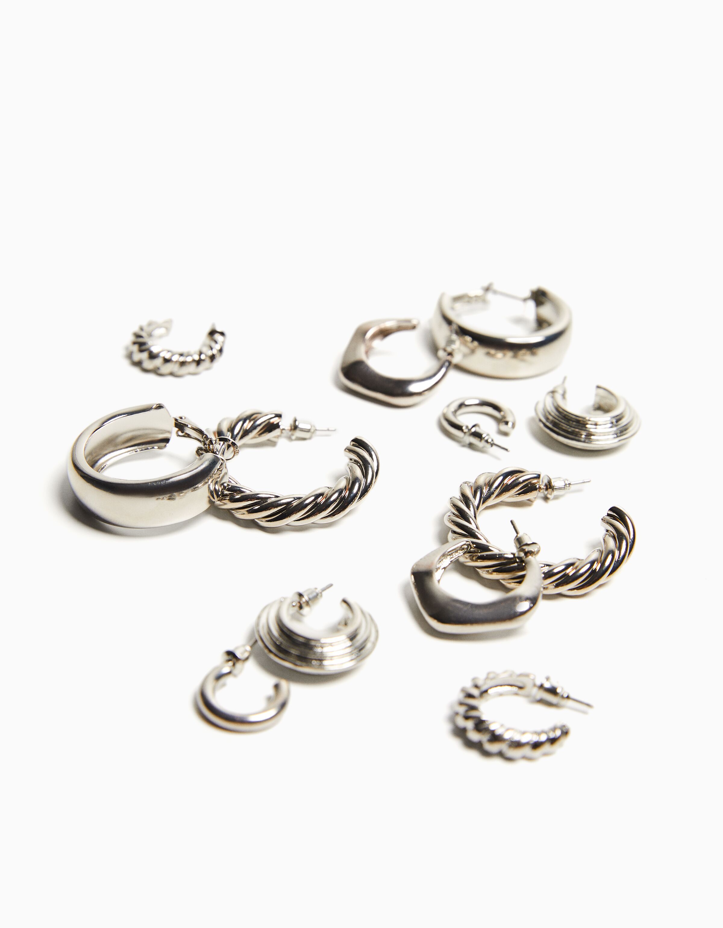 Set 6 pendientes aros