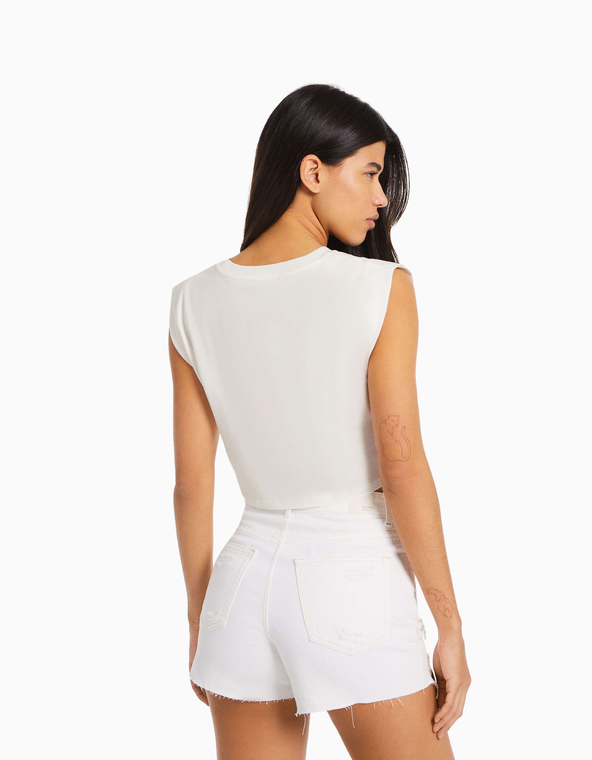 Camiseta sin mangas print