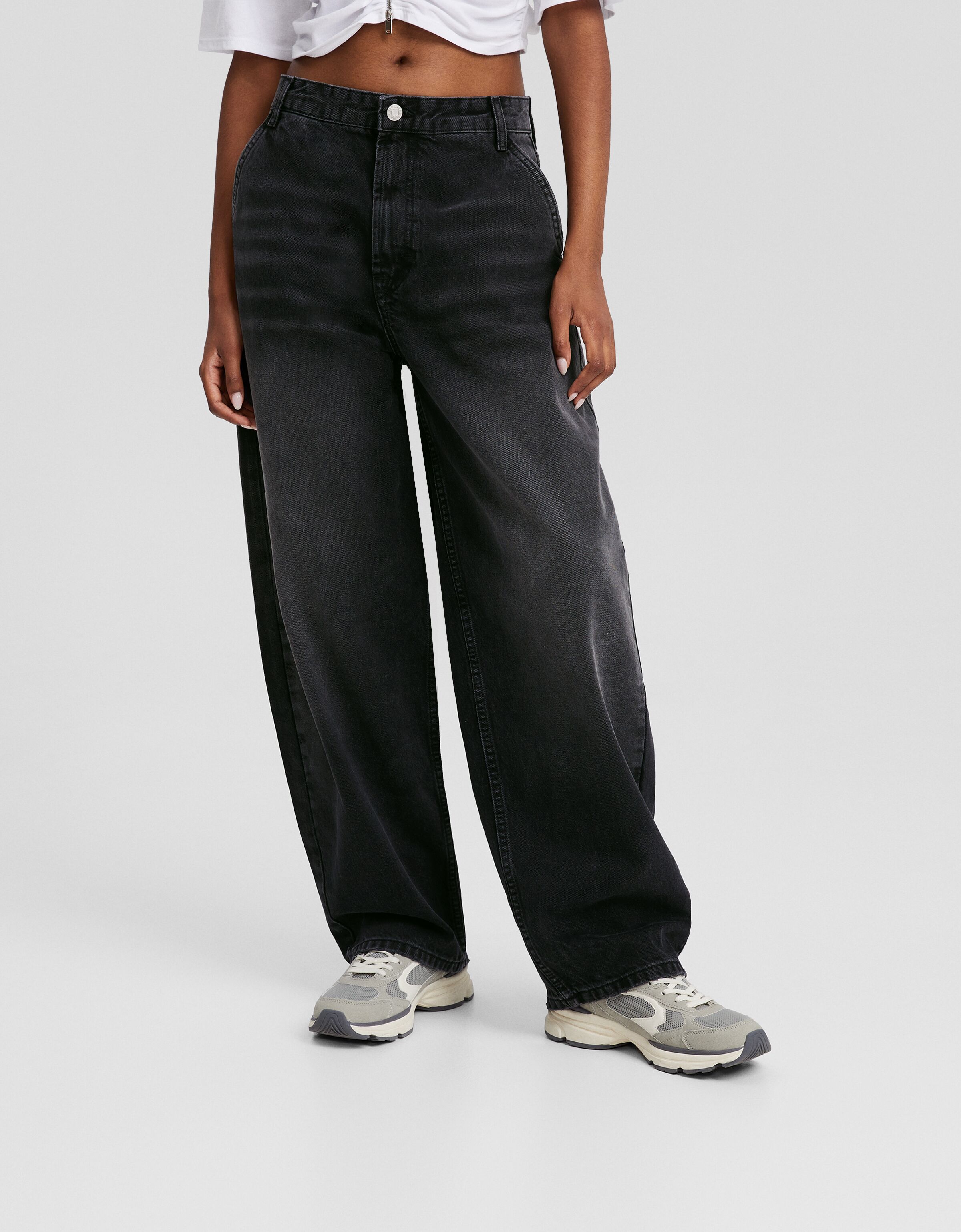 Jeans skater fit efecto lavado