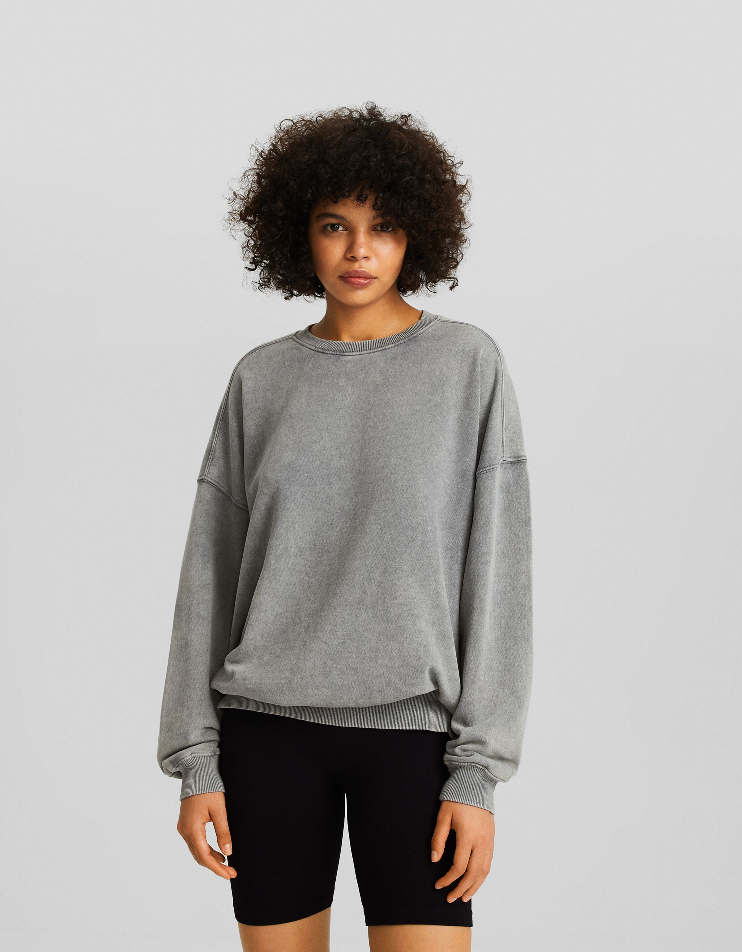 Leggings ciclista seamless rib