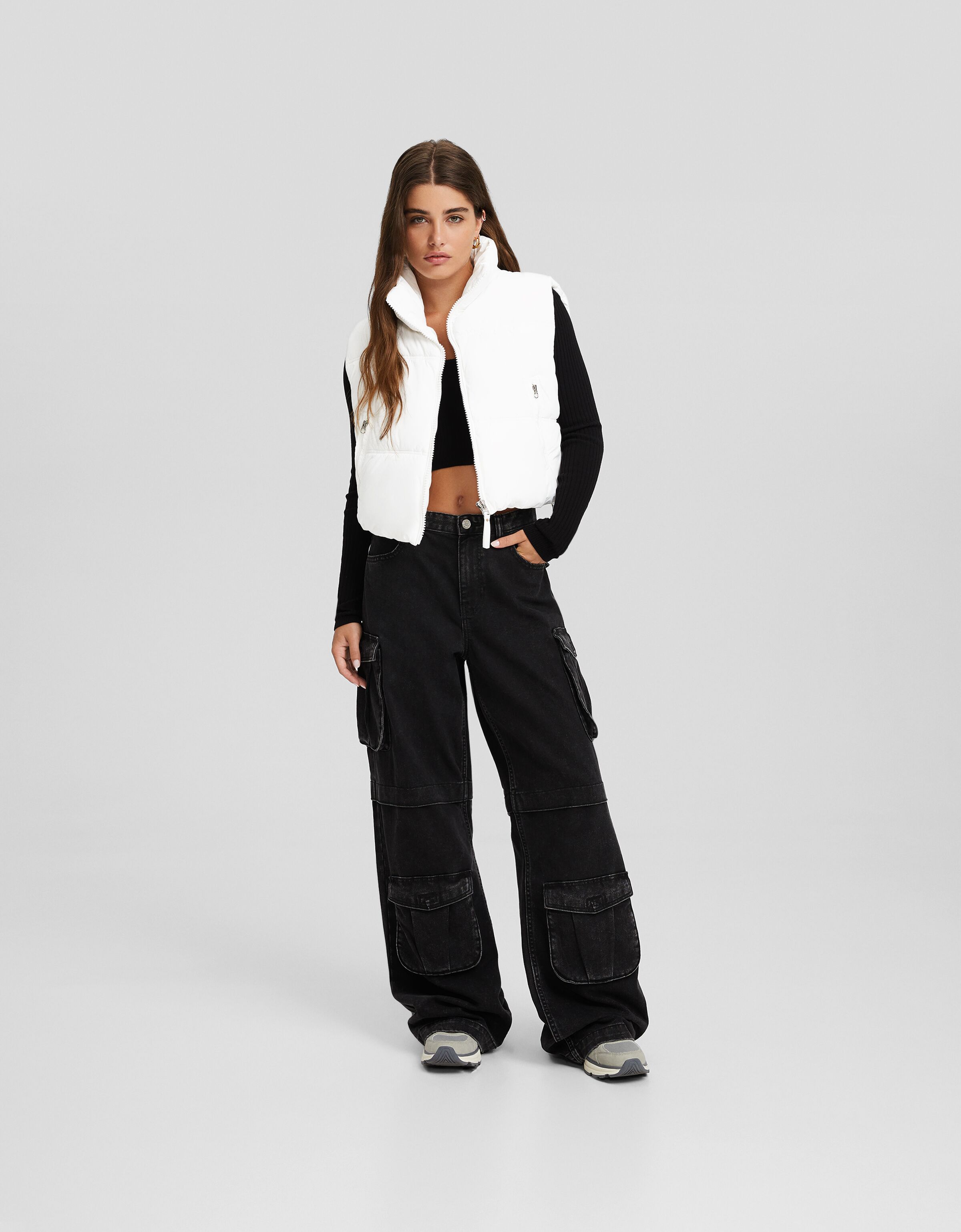 Chaleco cropped técnico