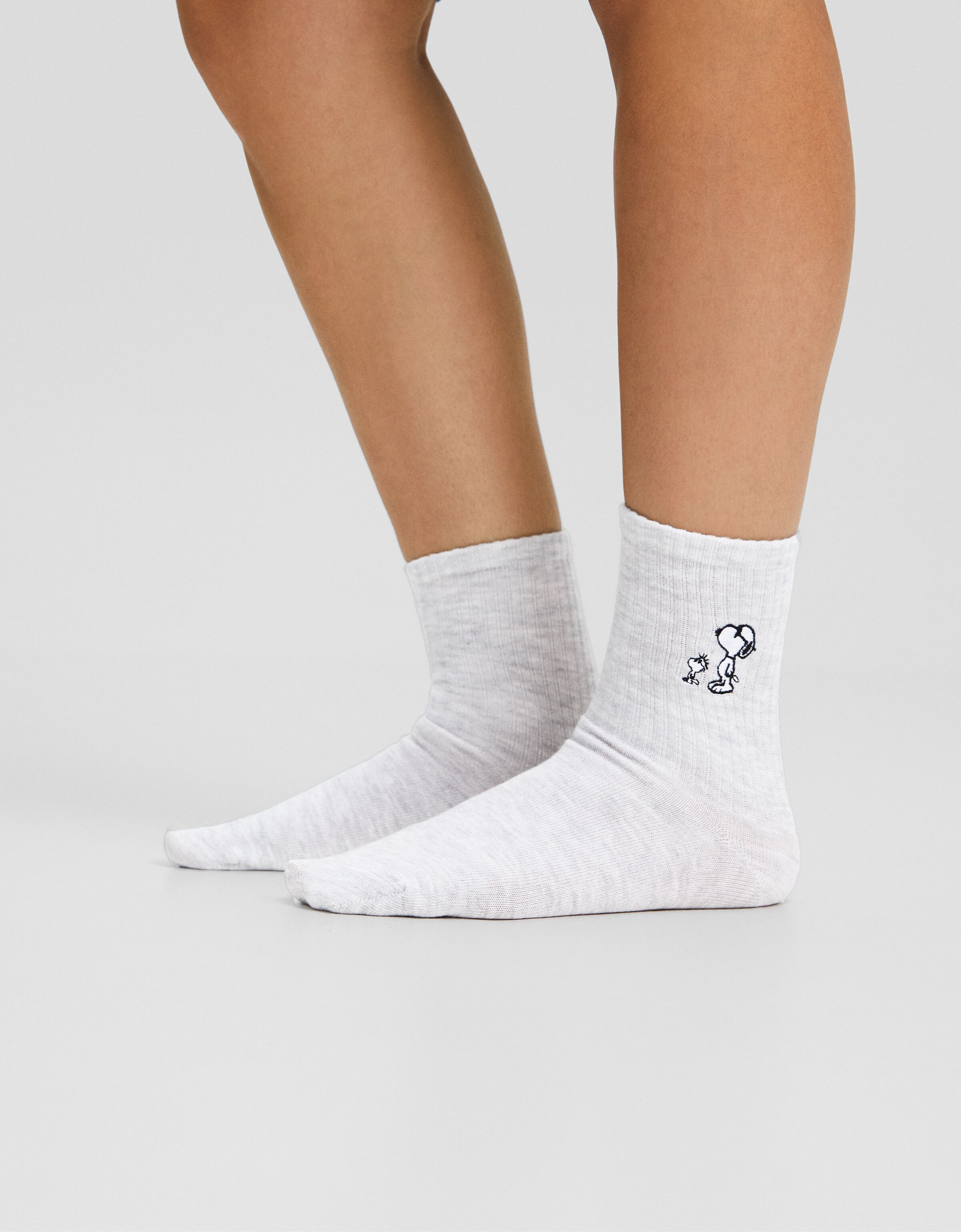 Pack 3 calcetines Snoopy bordado