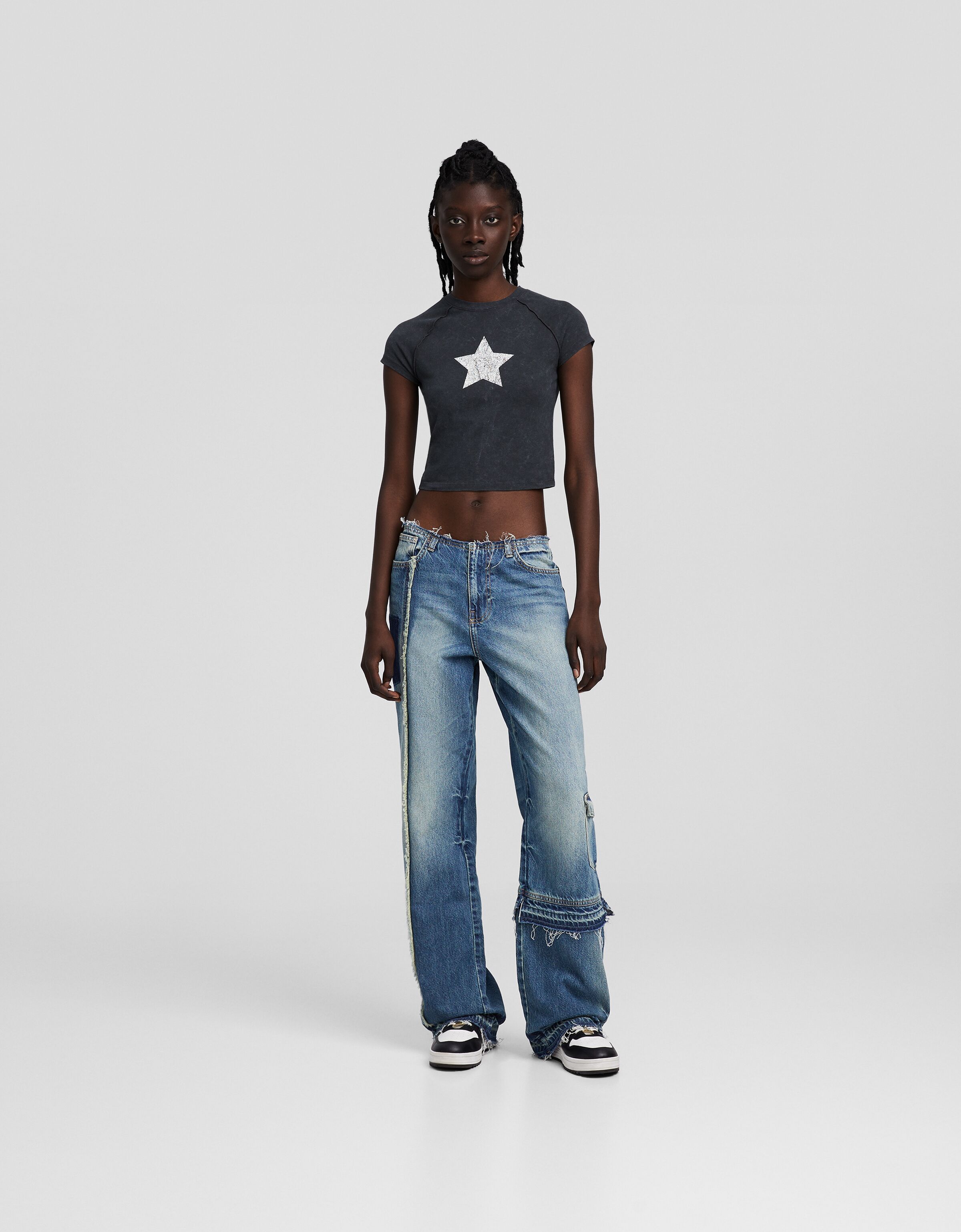 Jeans 90s patch denim