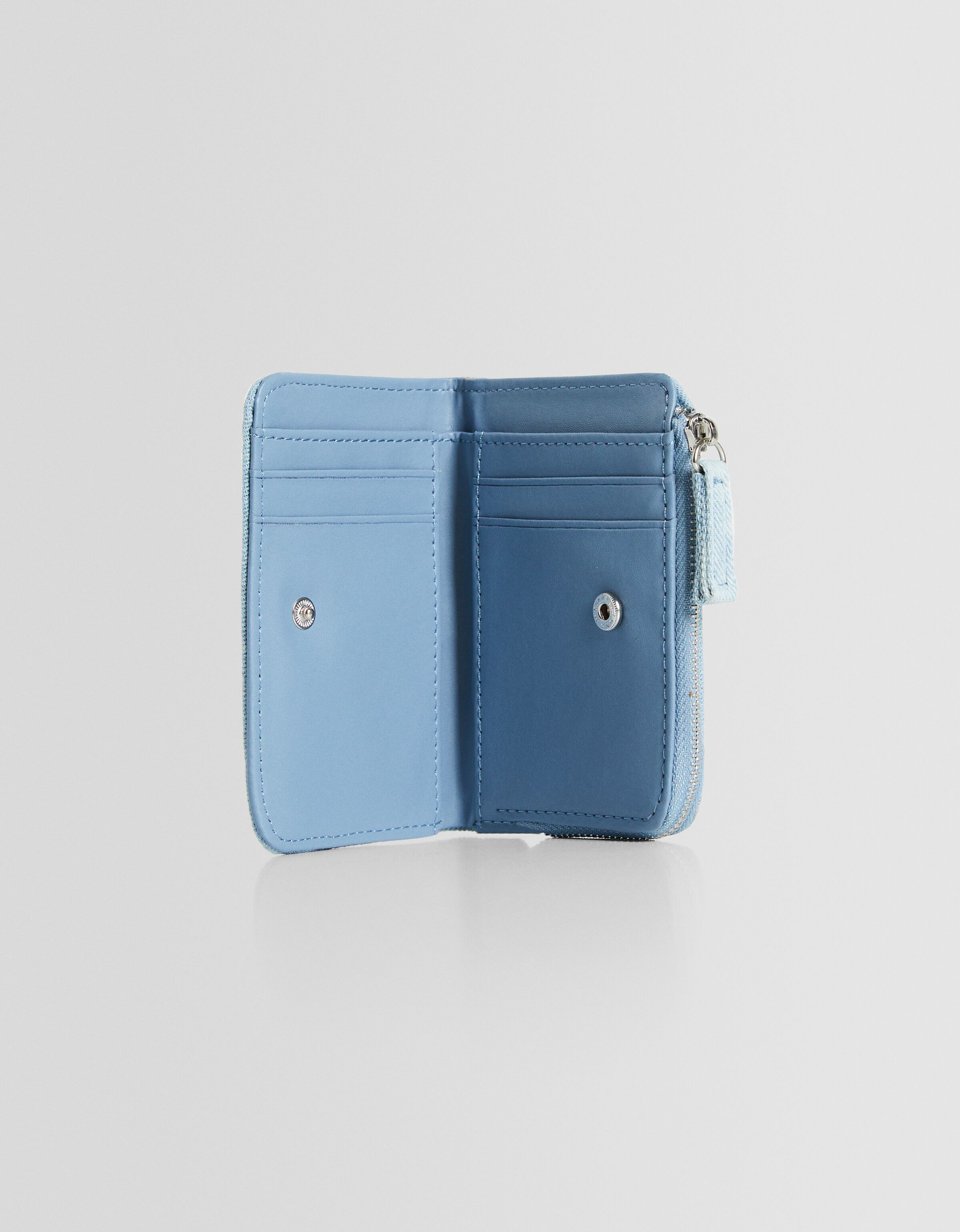 Monedero denim