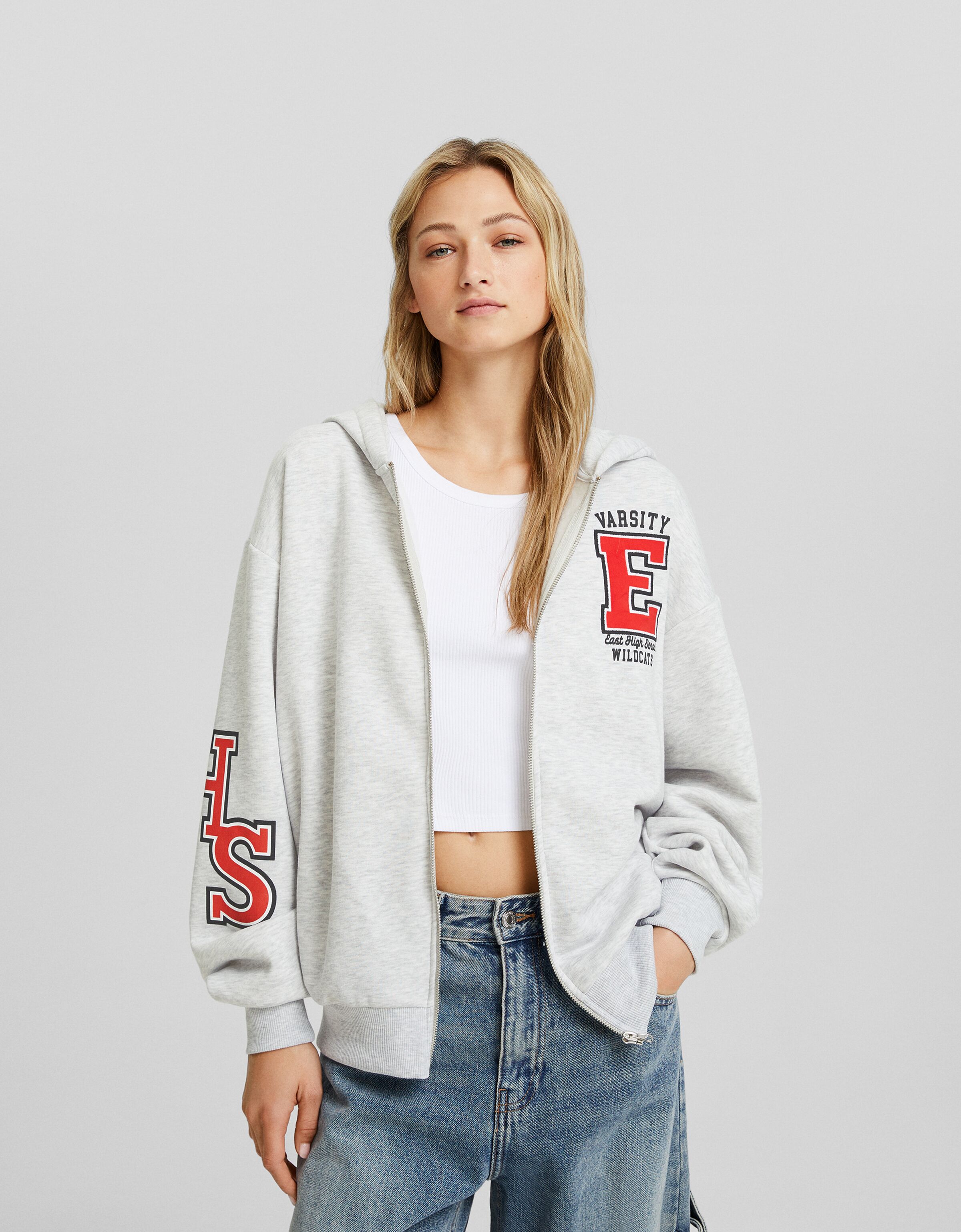 Sudadera High School Musical cremallera capucha print