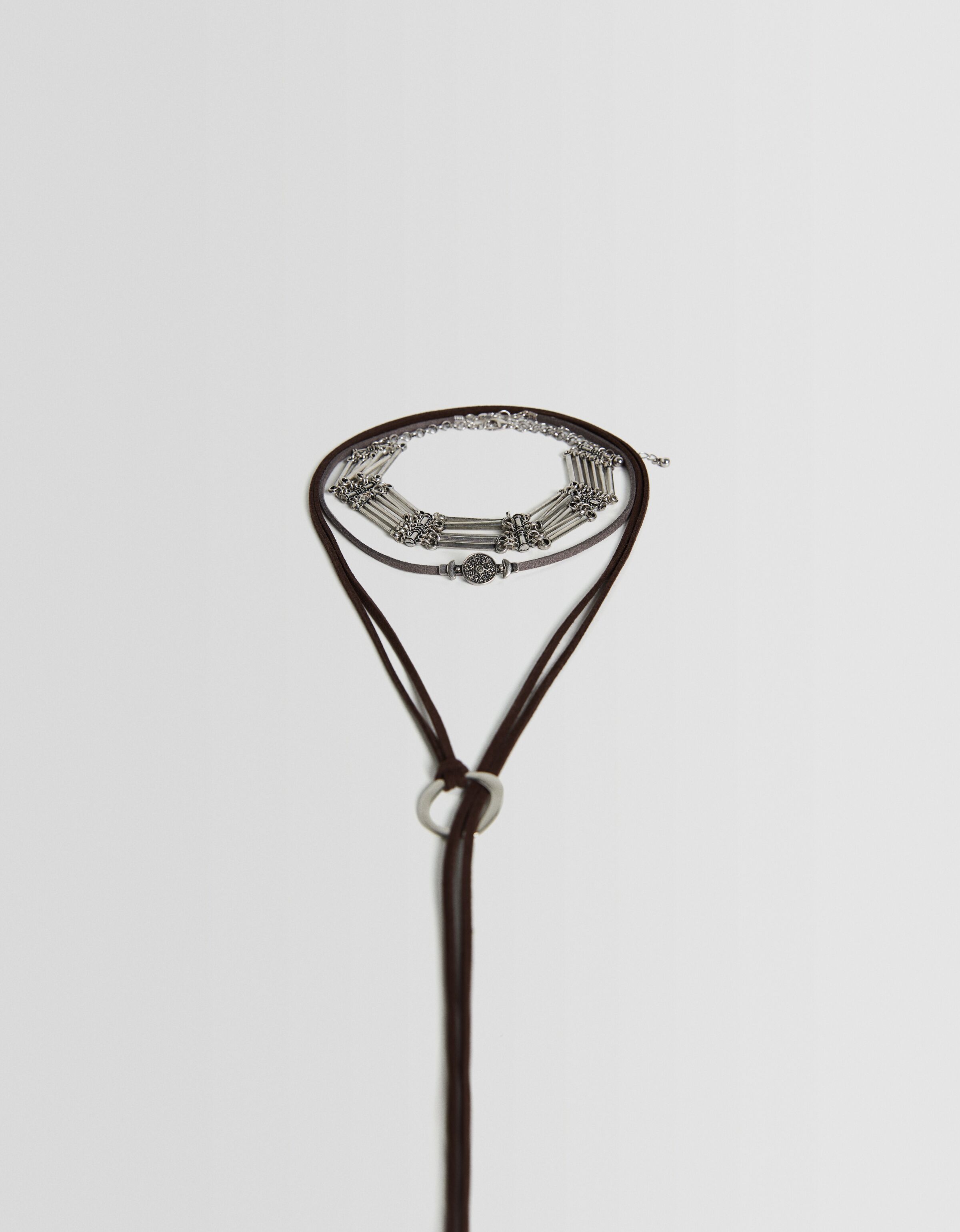 Set 3 collares boho cuerda