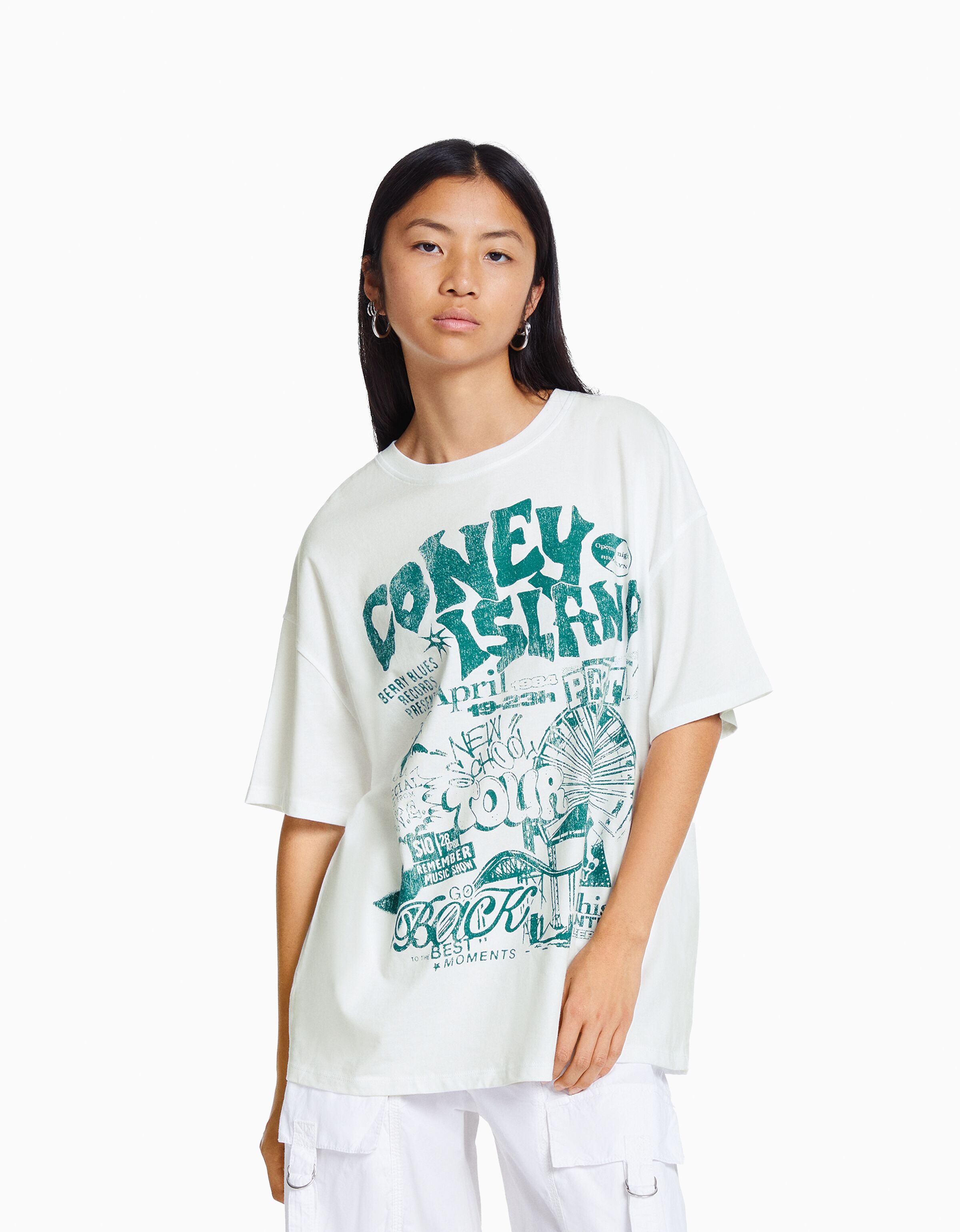 Camiseta manga corta print